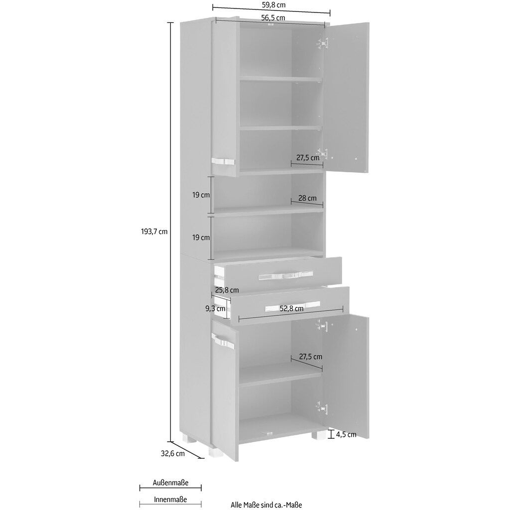 Schildmeyer Hochschrank »Dina«