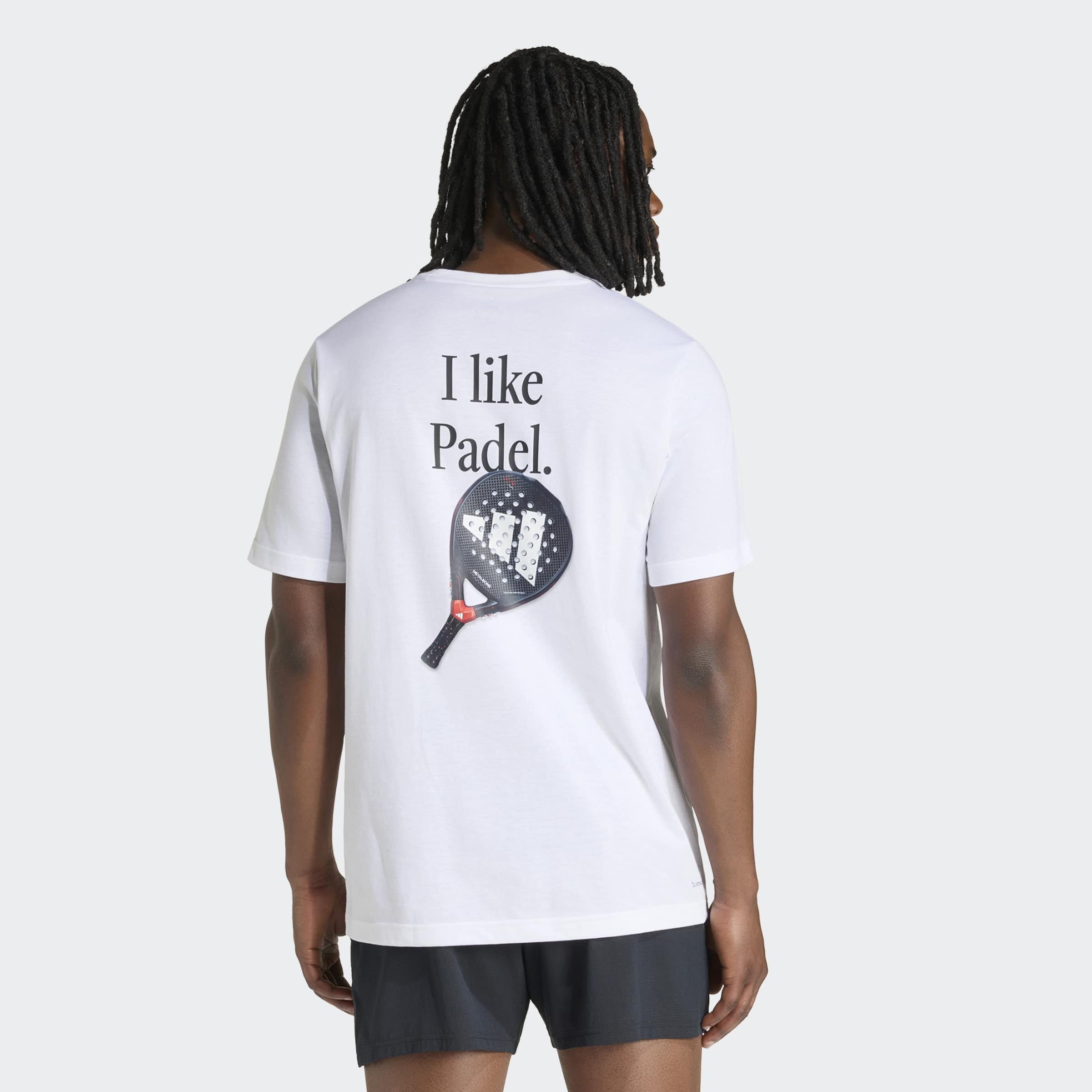 adidas Performance T-Shirt »M PADEL CAT G T« mit Rundhalsausschnitt, ohne Verschluss, aus Polyester