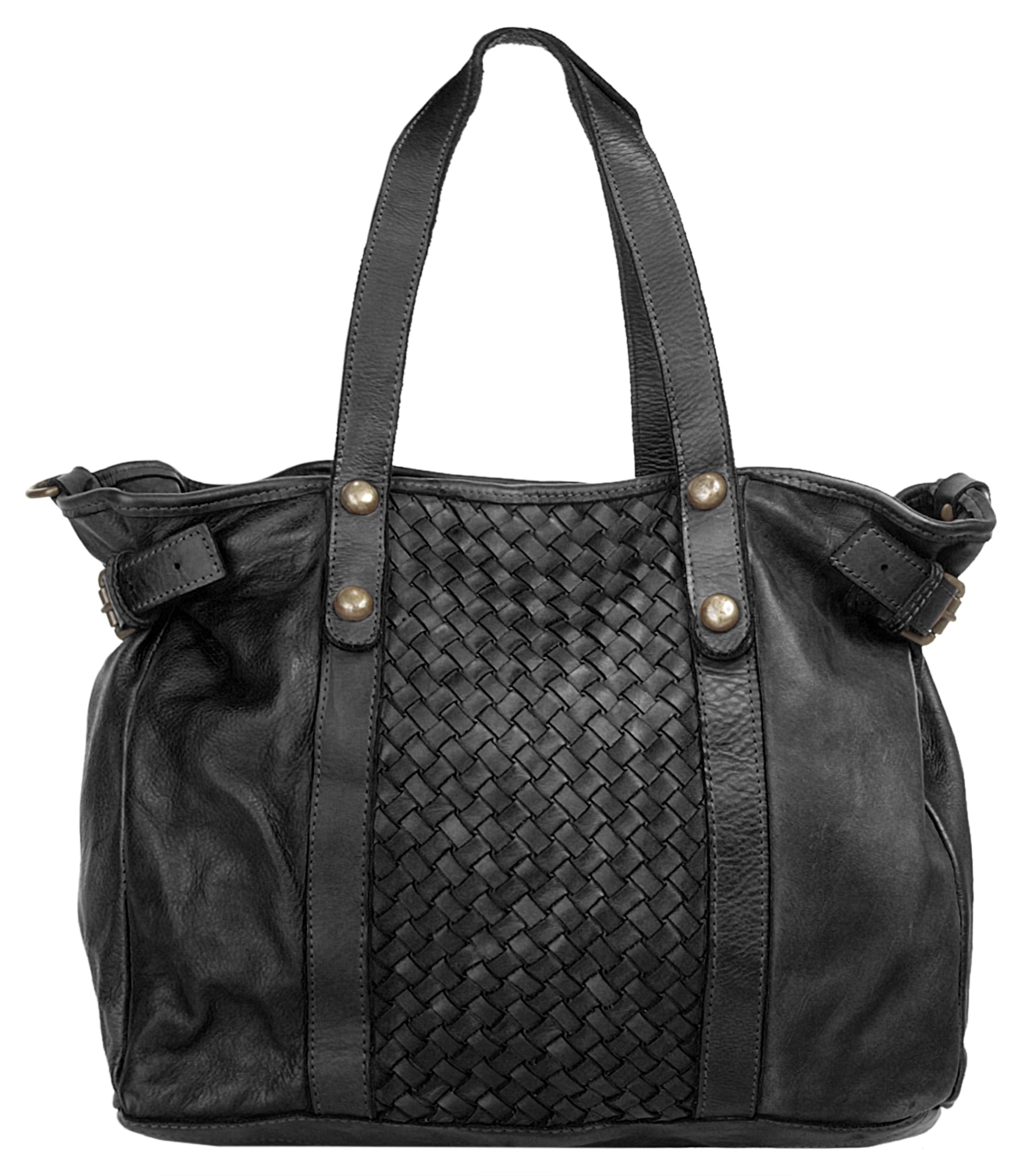 Samantha Look Shopper echt Leder, Made in Italy