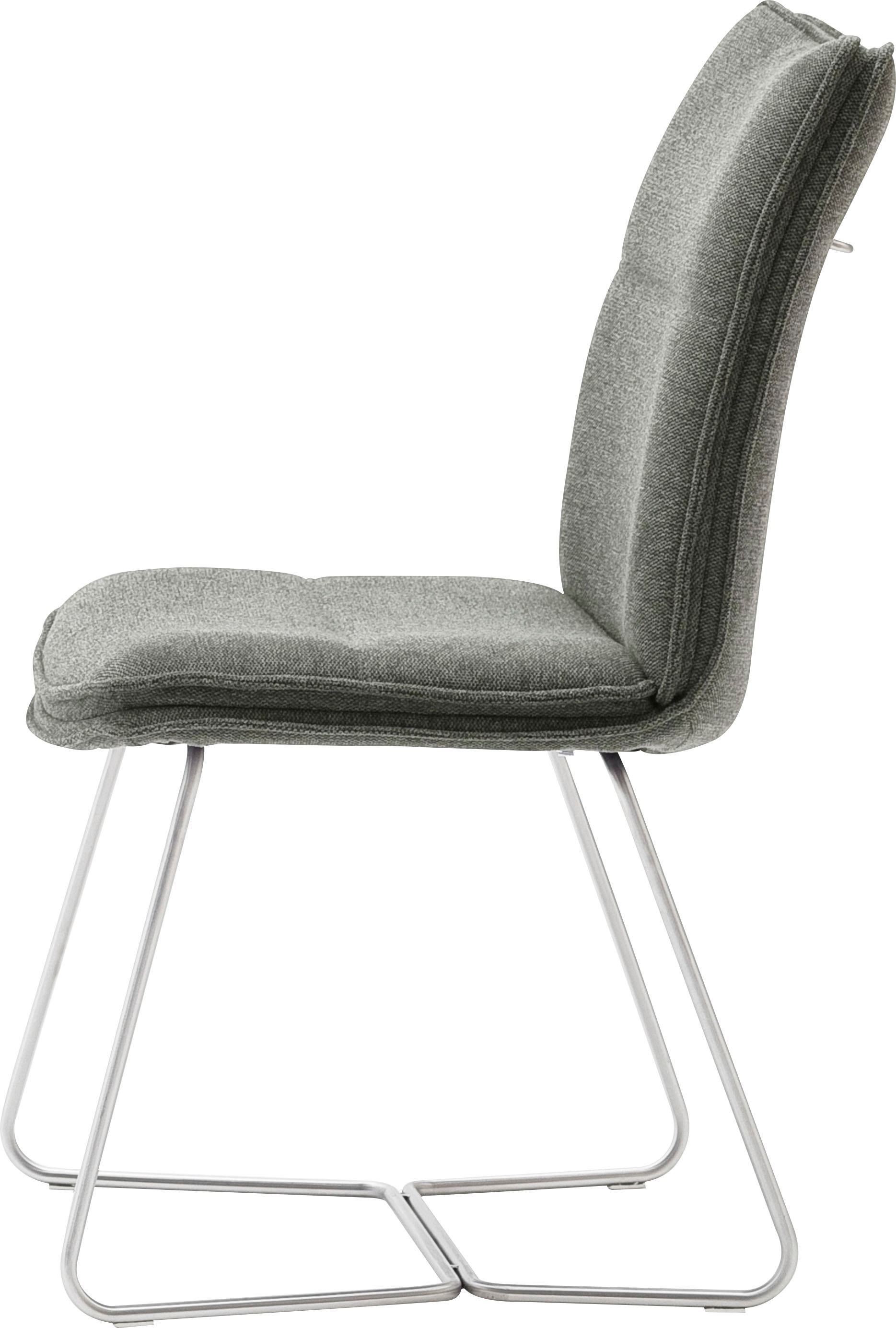 MCA furniture Stuhl »Hampton«, (Set), 2 St., Chenilleoptik, 2er Set, mit Griff, Belastbarkeit 120 Kg, Sitzhöhe ca. 49 cm