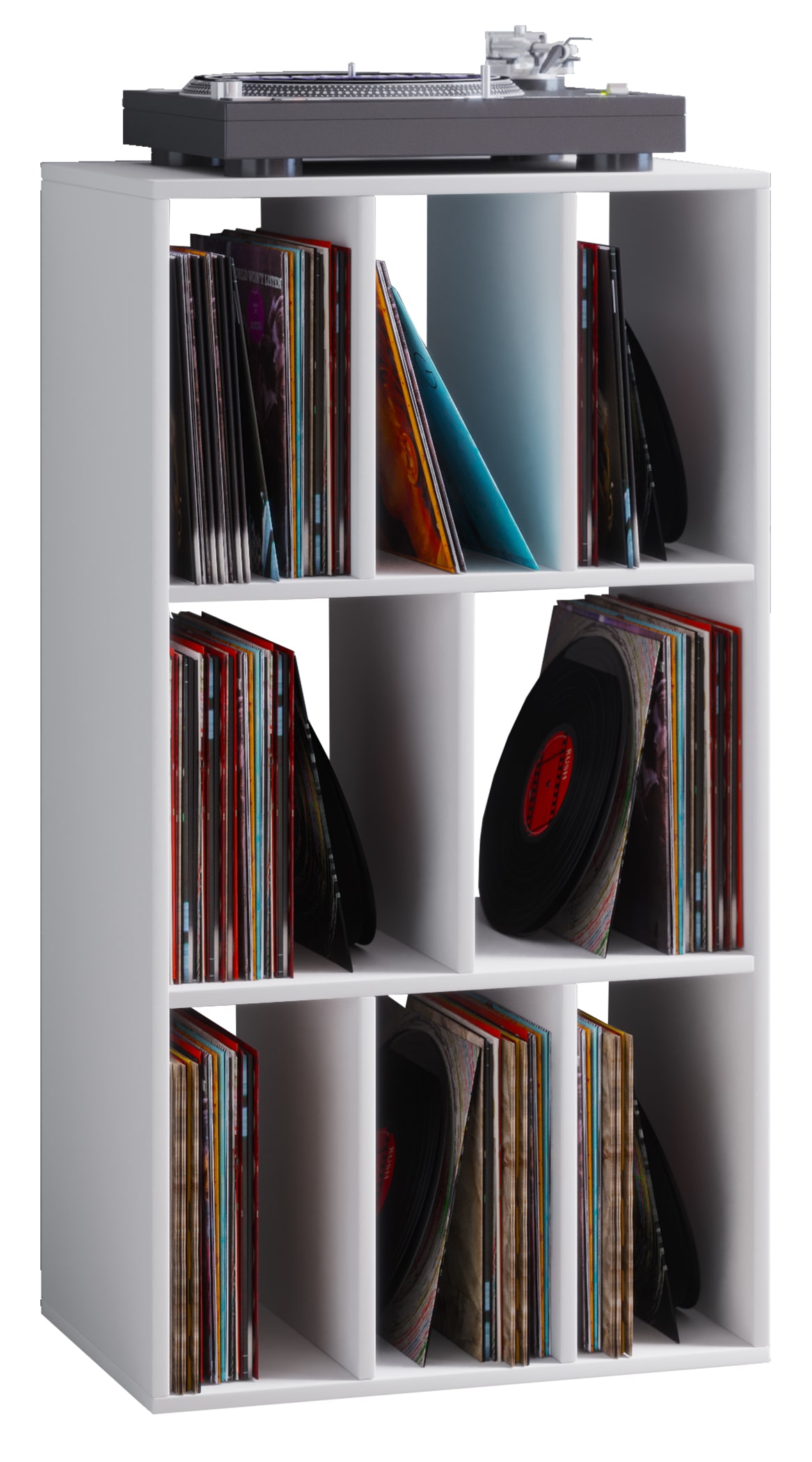 VCM Standregal »Schallplattenregal Raumteiler LP Schaltino«