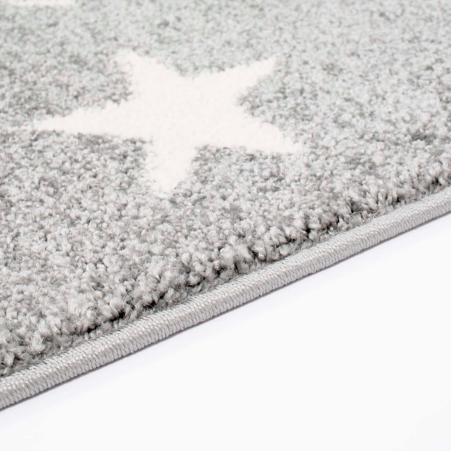 Carpet City Kinderteppich »Bubble Kids 1319«, rechteckig, 11 mm Höhe, Spielteppich, Weltall, Rakete, Weicher Flor, Pflegeleicht