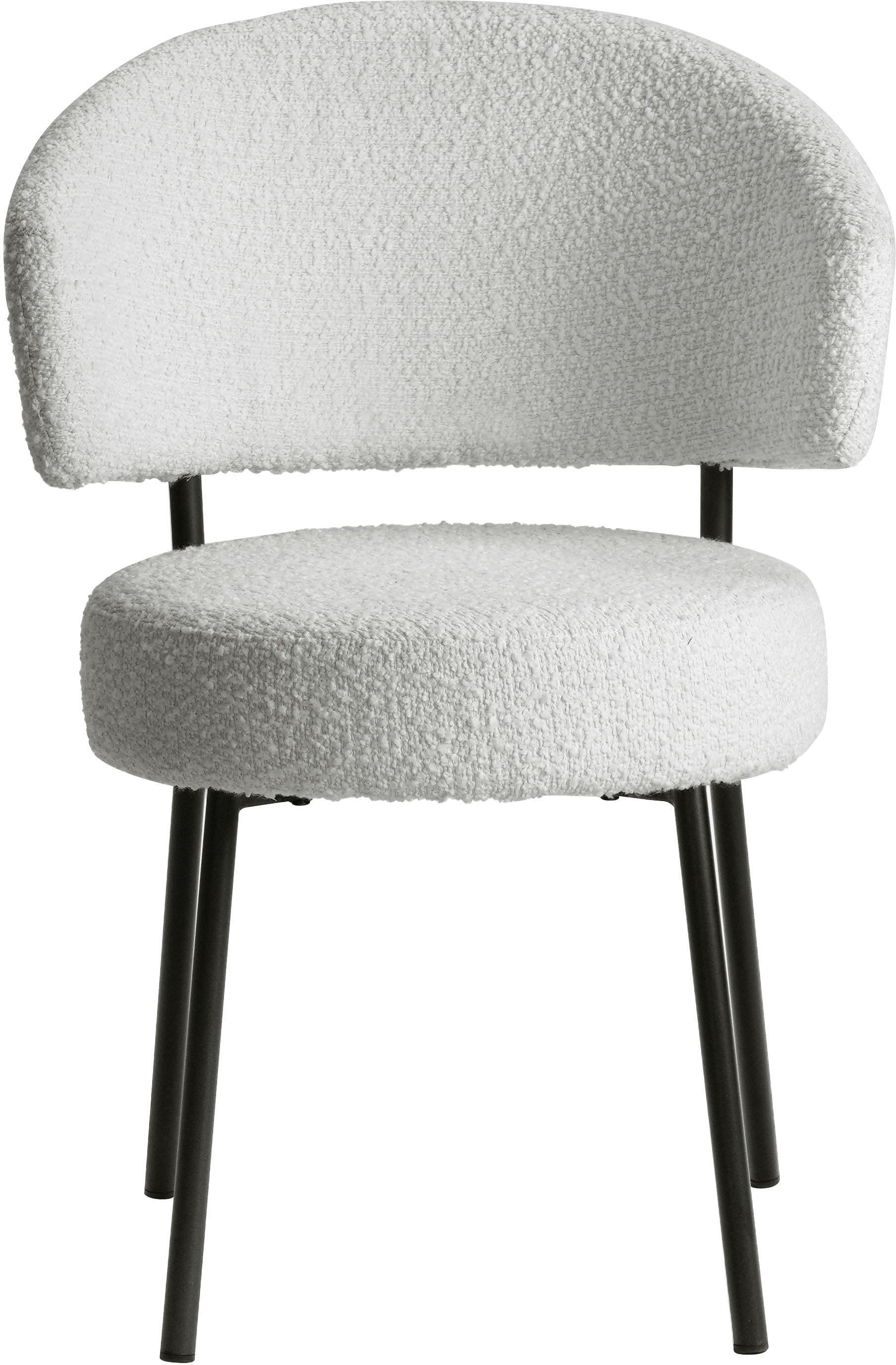 LeGer Home by Lena Gercke Esszimmerstuhl »Sölve, TOPSELLER!«, (Set), 2 St., Boucle Bezugsstoff, Metallgestell, Sitztiefe 48 cm