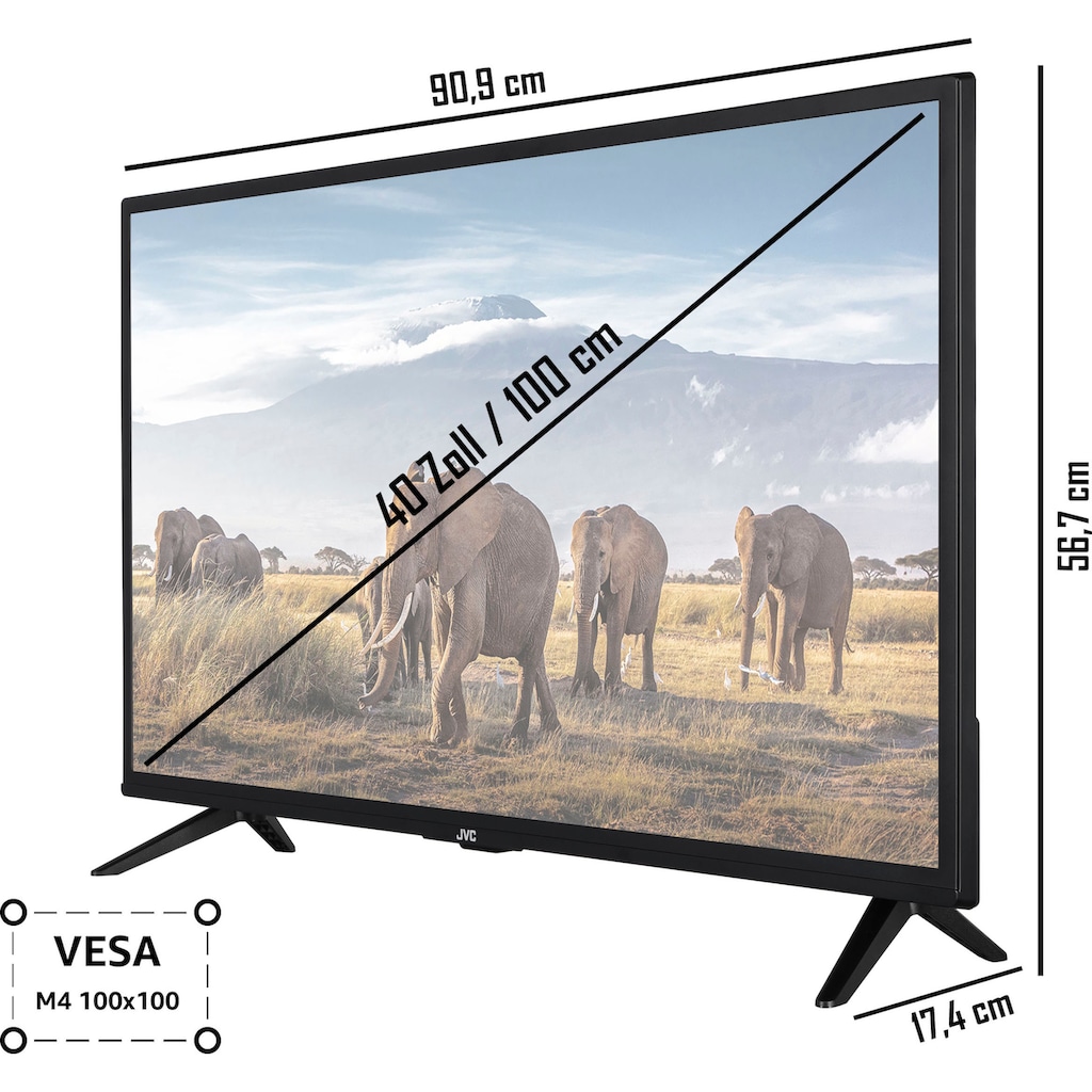 JVC LED-Fernseher »LT-40VF3056«, 102 cm/40 Zoll, Full HD, Smart-TV