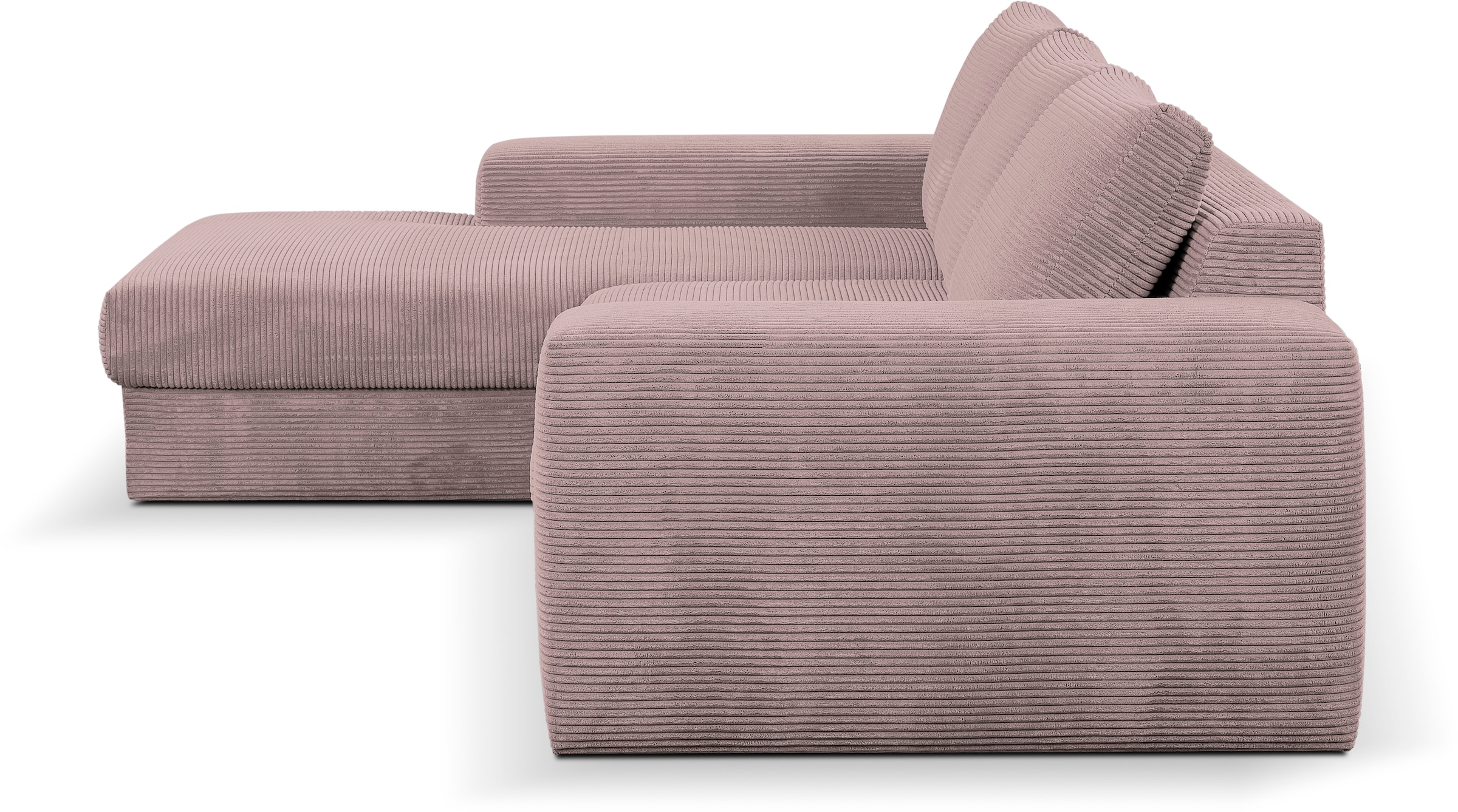 WERK2 Ecksofa Rozzana, in modischem Cord-Bezug