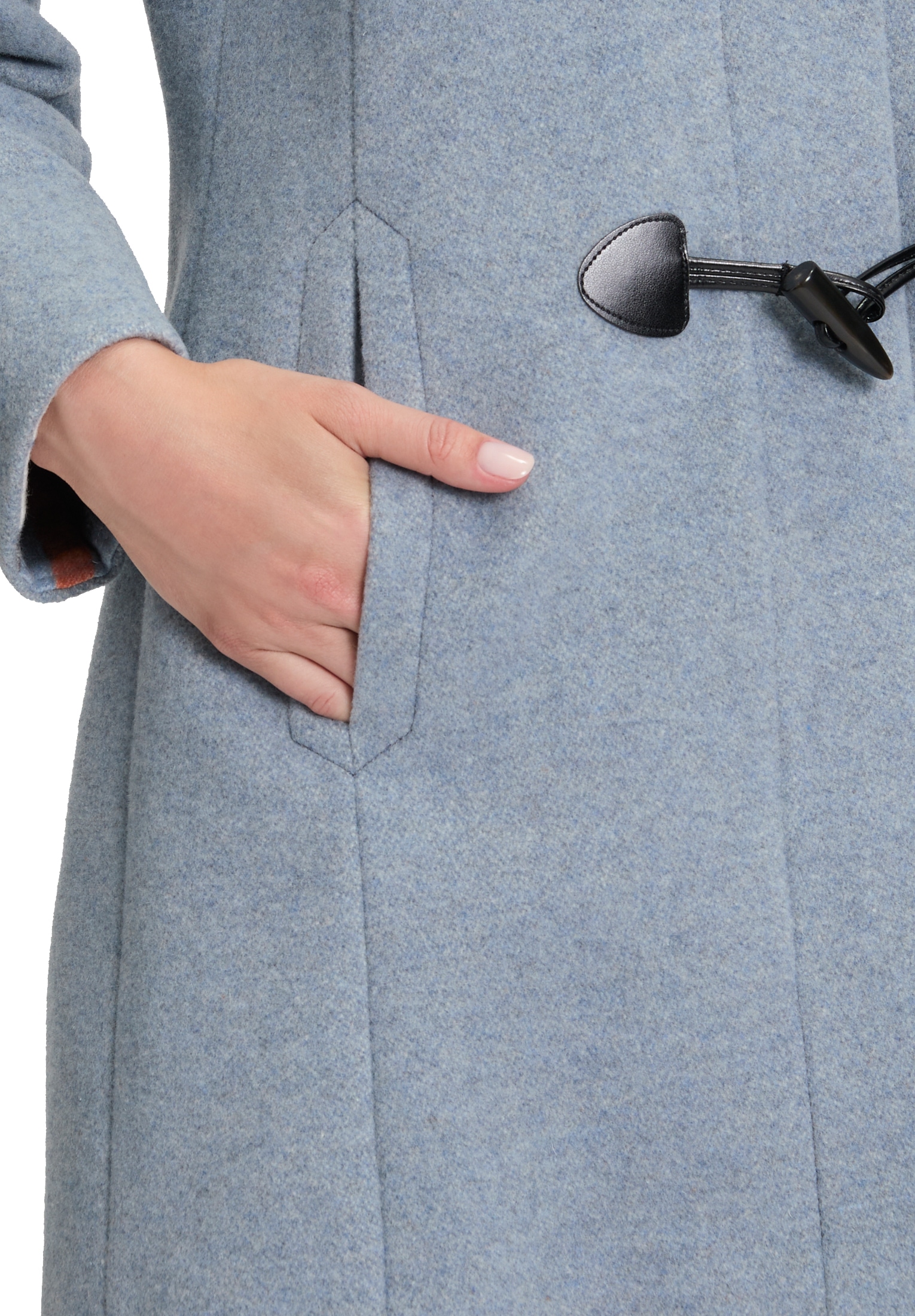 Gil Bret Wolljacke »Dufflecoat mit Kapuze«