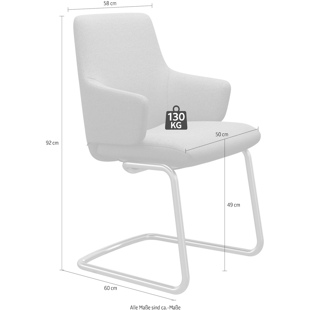 Stressless® Polsterstuhl »Laurel«, ROHLEDER Stoff Q2 FARON