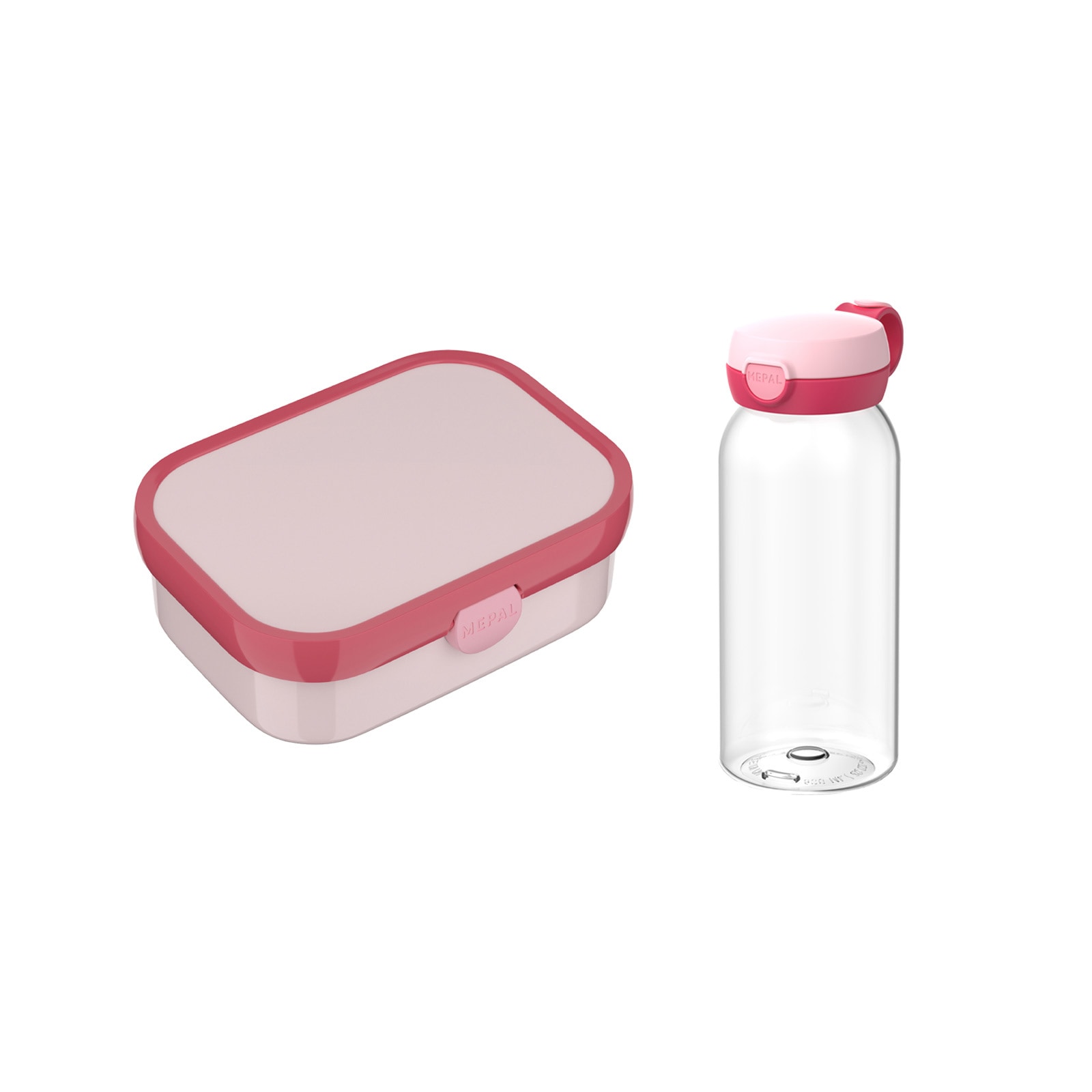 Mepal Lunchbox »Lunchset (Flasche mit Klappdeckel) Campus 600 ml + 750 ml 2er Set« Spülmaschinengeeignet