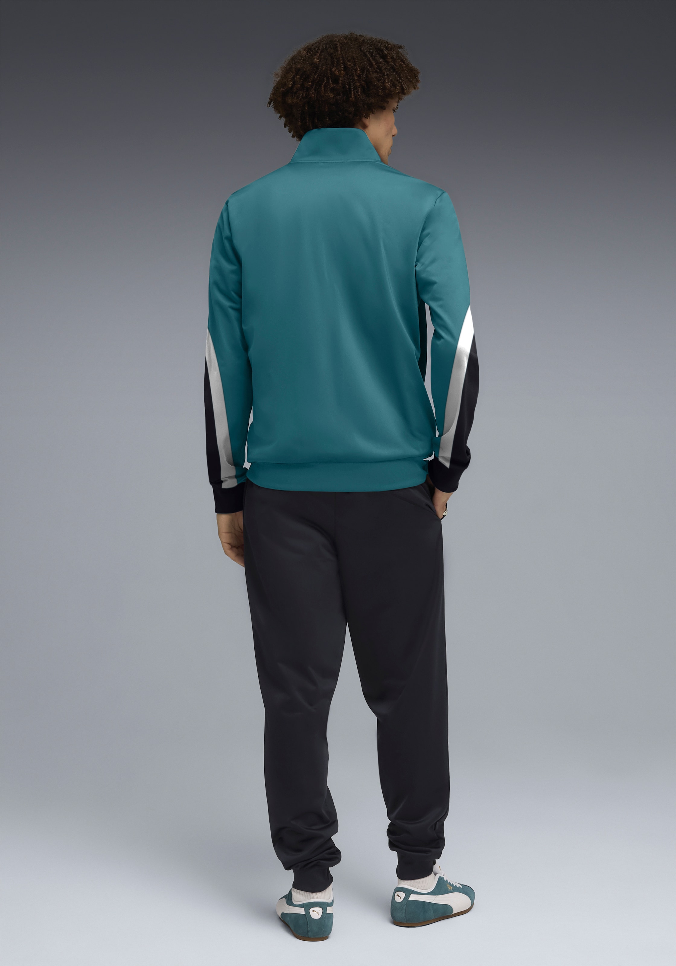 PUMA Trainingsanzug »ESS BLOCK POLY SUIT« 2 tlg. für entspannte Tage, für vielseitige Aktivitäten