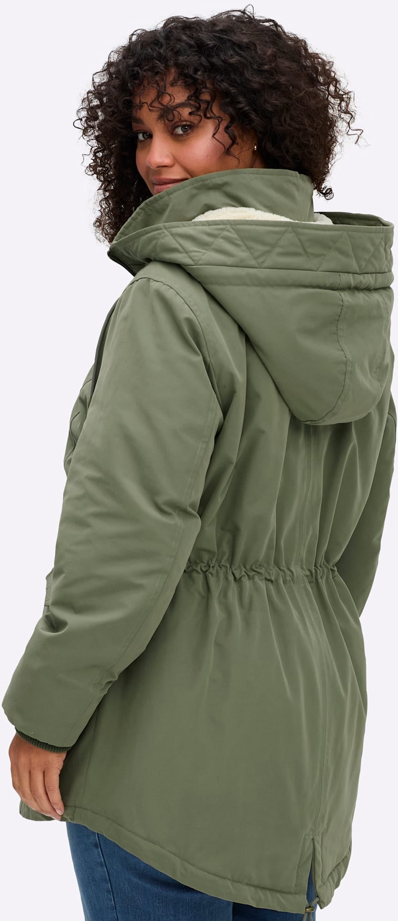 Sheego Parka, mit Kapuze