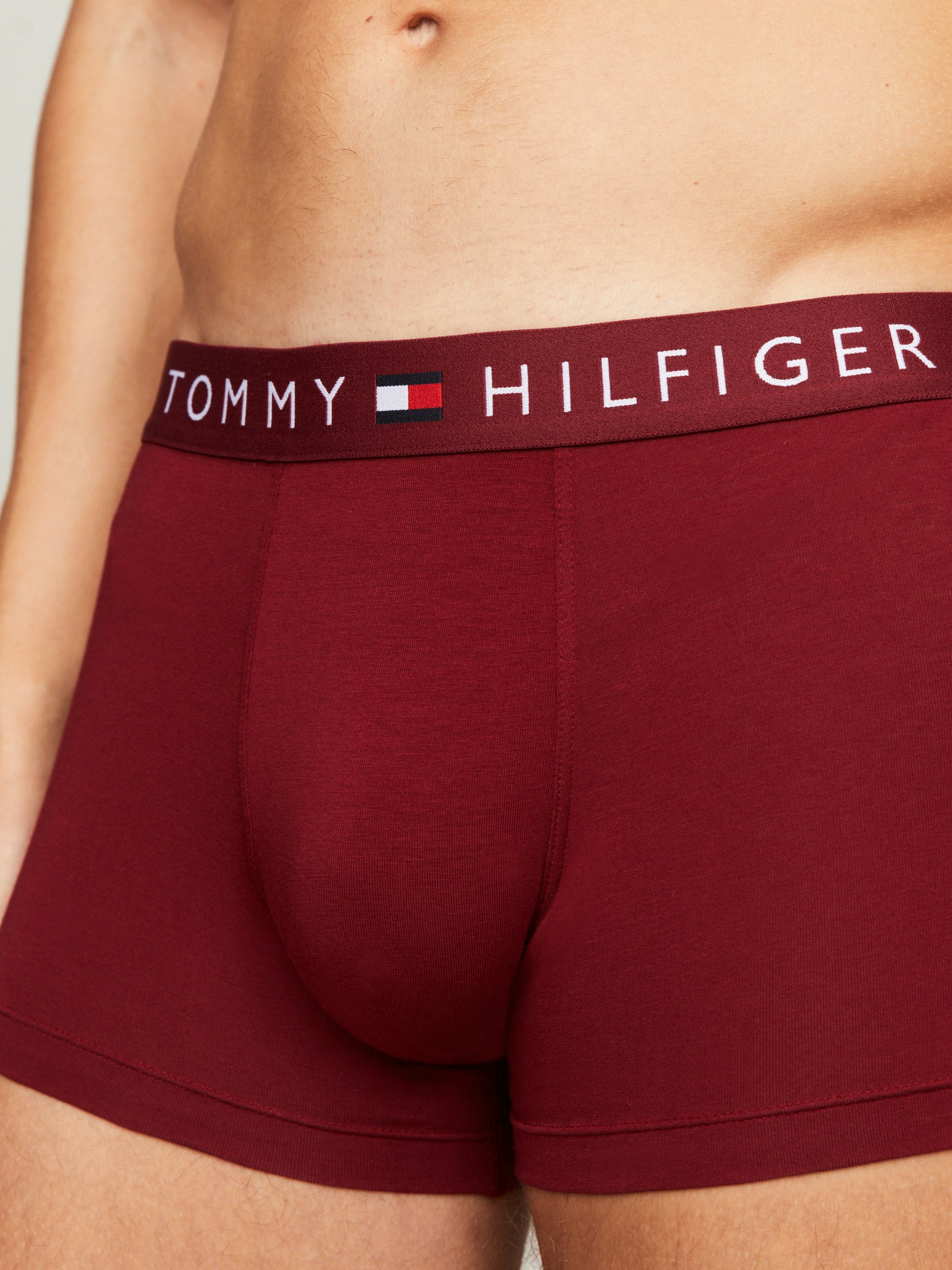 Tommy Hilfiger Underwear Trunk »3P TRUNK WB«, (Packung, 3 St., 3er), mit Logobund
