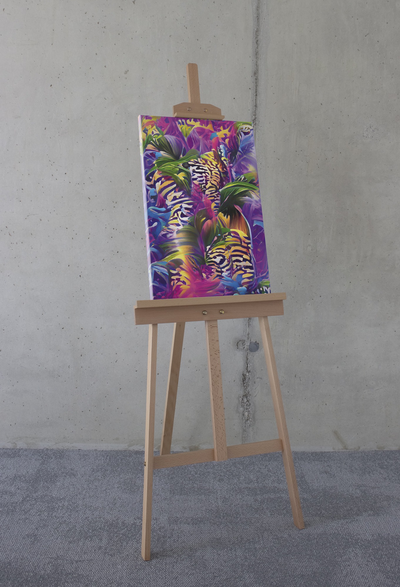 Komar Leinwandbild »Disco Fever - Größe 40 x 60 cm«, Natur, (1 St.), Keilrahmenbild mi Echtholzrahmen