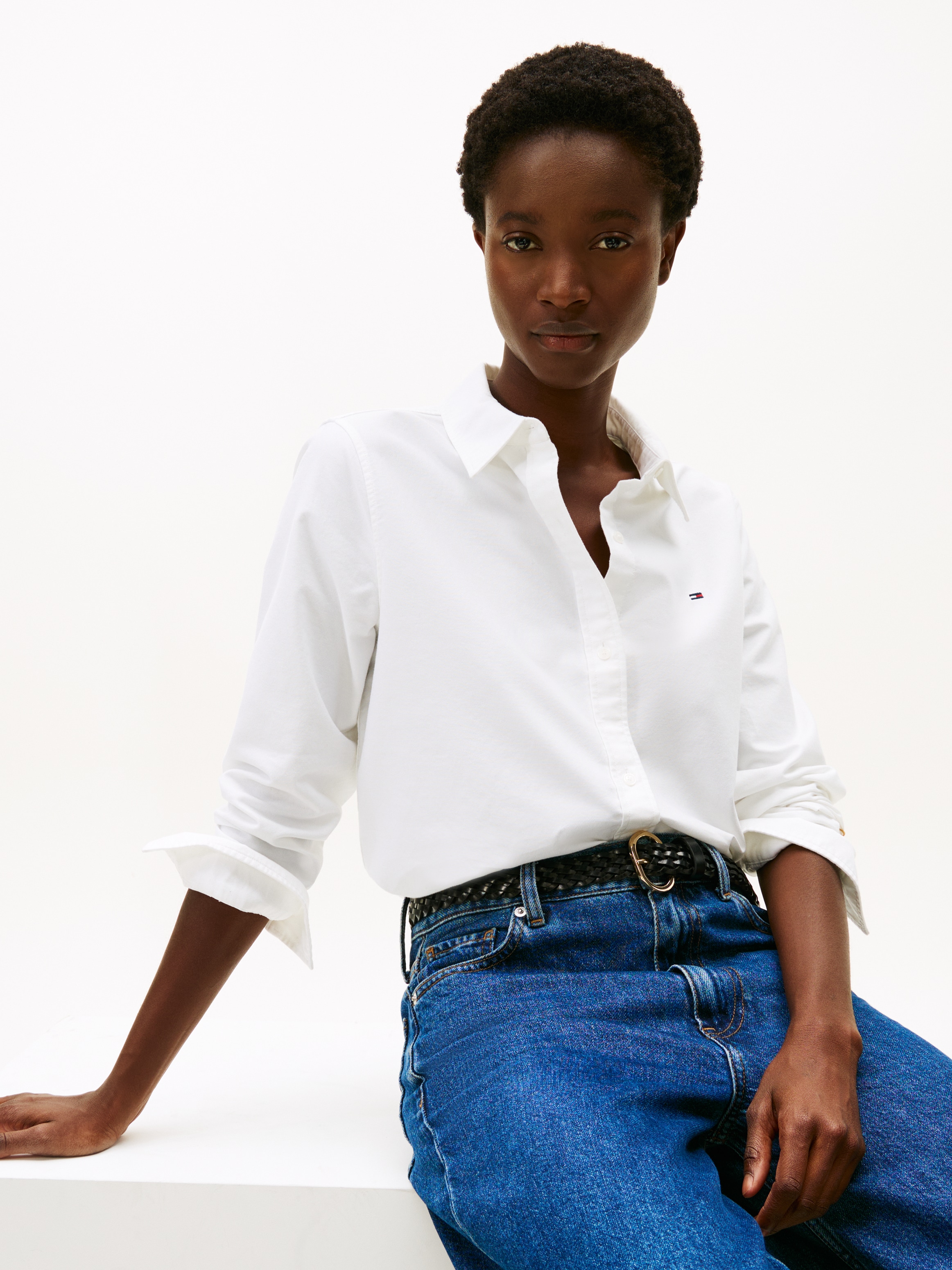 Tommy Hilfiger Hemdbluse »COTTON EASY SHIRT«