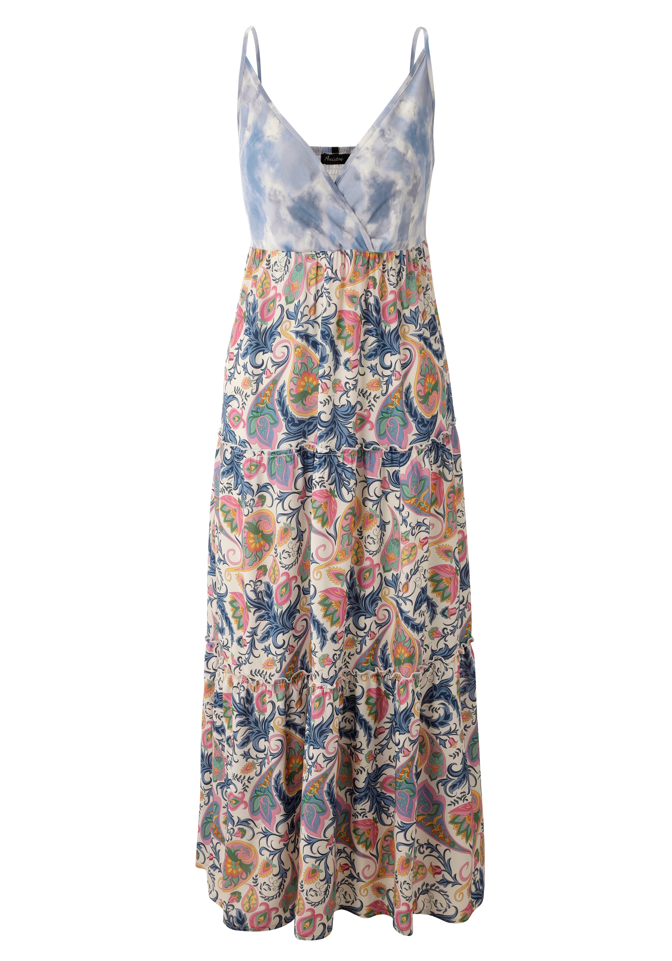 Aniston CASUAL Sommerkleid im trendigen Muster-Mix - NEUE KOLLEKTION