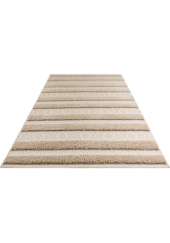 MINT RUGS Teppich »Temara«, rechteckig, 22 mm Höhe, In und Outdoor, Hoch-Tief... kaufen