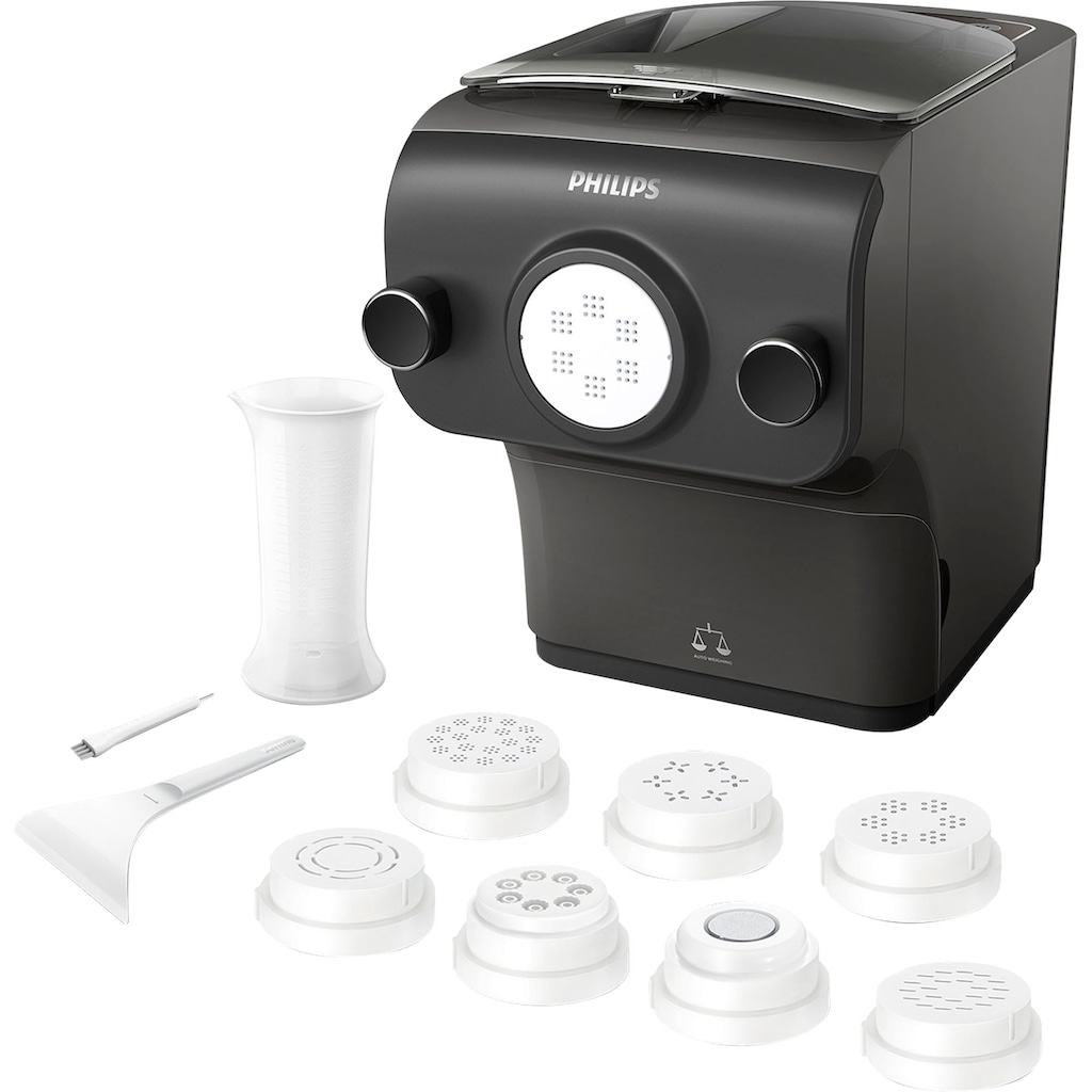 Philips Nudelmaschine »Pastamaker HR2382/15 Avance Collection«, inkl. Wiegefunktion und 8 Formscheiben