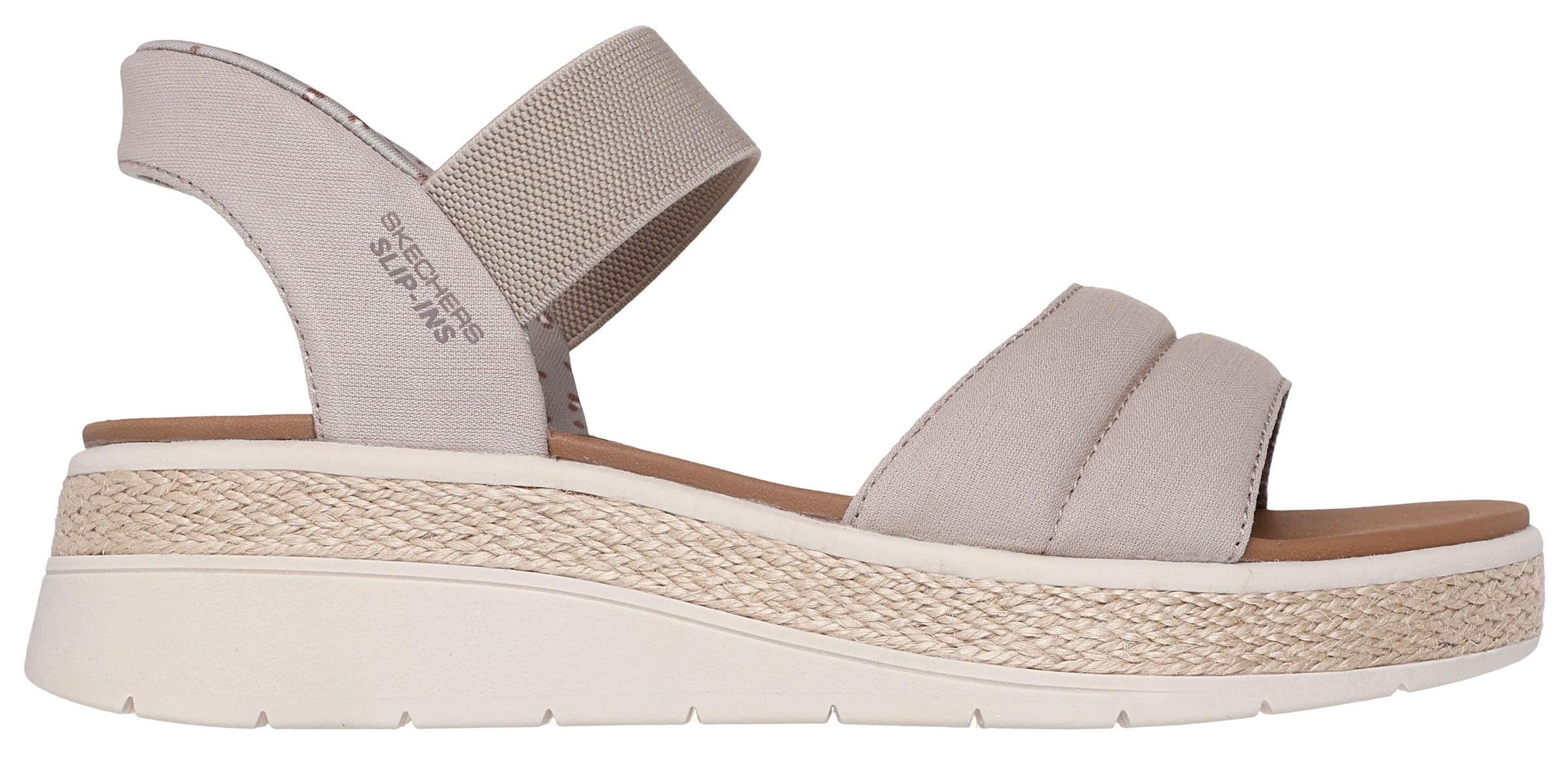 Skechers Sandale »BOBS SUN RAY«, Keilsandale, Sandalette, Plateausandale mit Plush Foam
