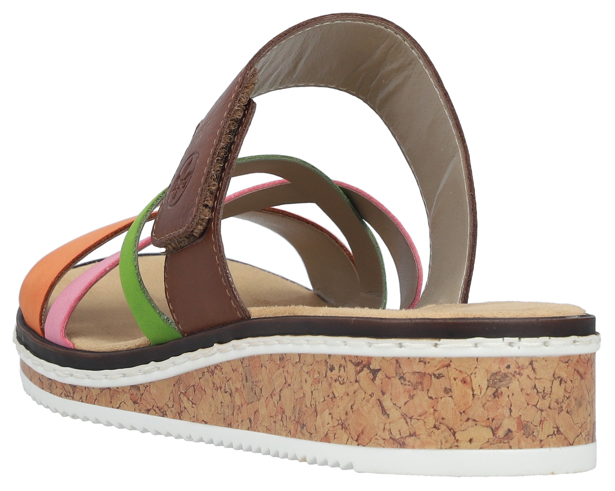 Rieker Pantolette  Keilabsatz, Sommerschuh, 150 Jahre RIEKER Jubiläumsartikel