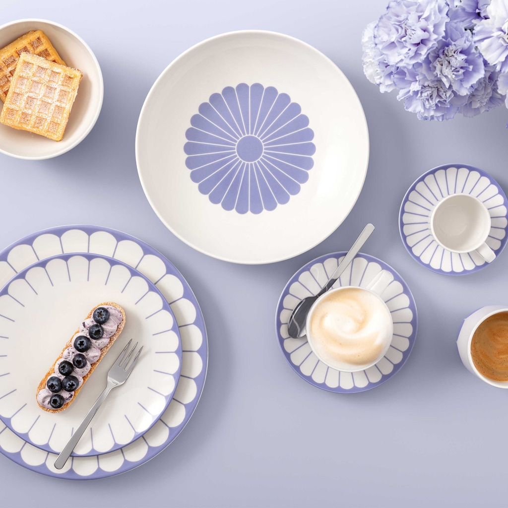 Villeroy & Boch Espressotasse »Espressotassen Fleur Couleur 70 ml 6er Set« Spülmaschinenfest, Mikrowellensicher