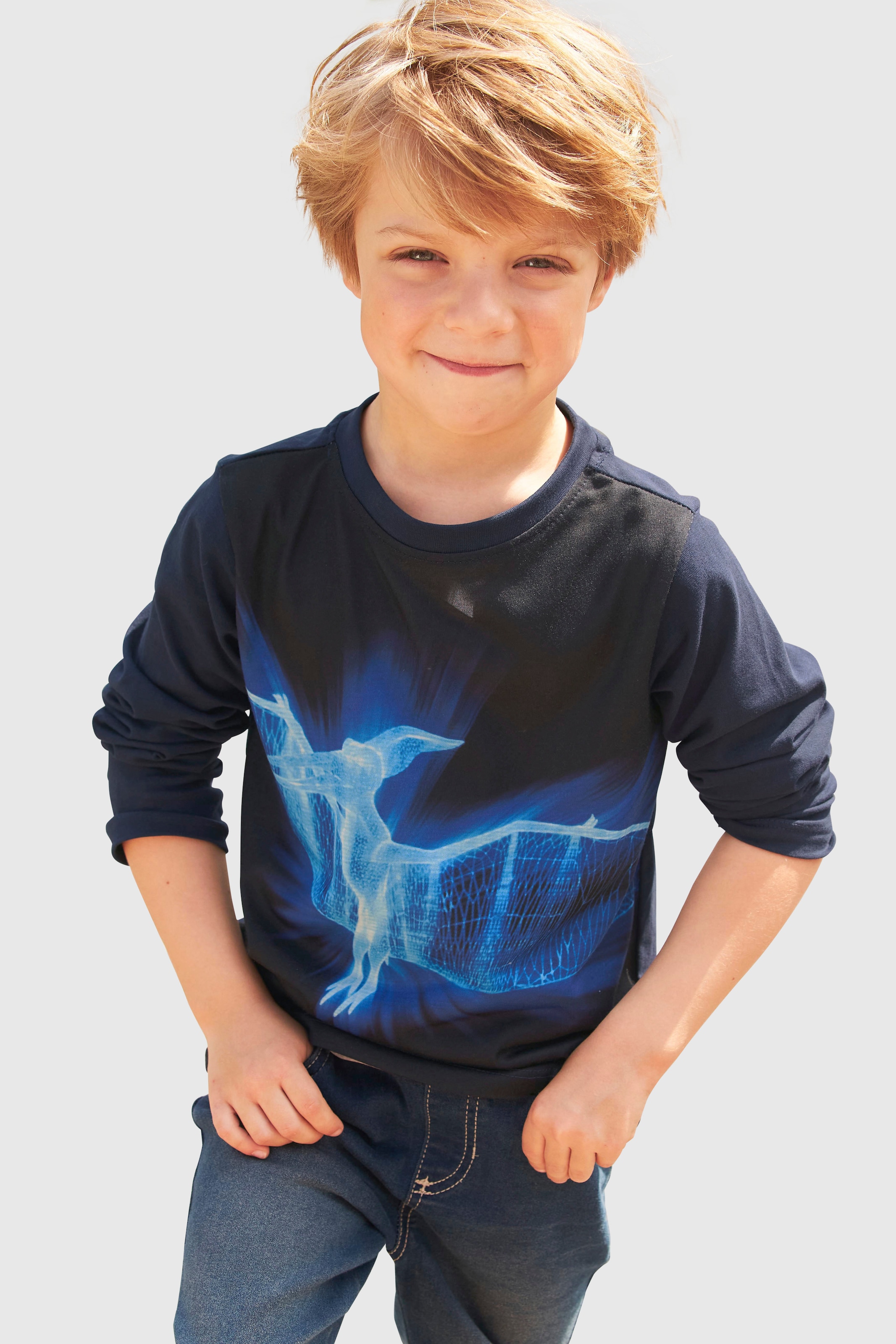 »FLYING DINO« Langarmshirt KIDSWORLD ♕ bei