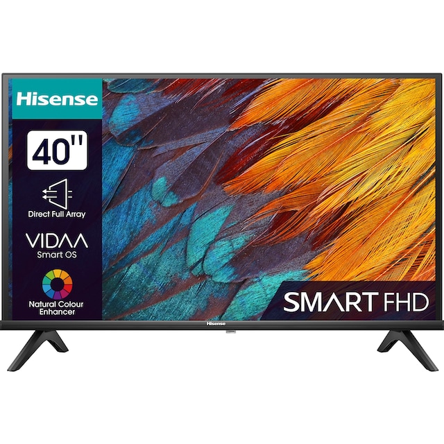 Hisense LED-Fernseher, 100 cm/40 Zoll, Full HD, Smart-TV, Smart-TV,Triple  Tuner DVB-T2 / T/C / S2 / S ➥ 3 Jahre XXL Garantie | UNIVERSAL