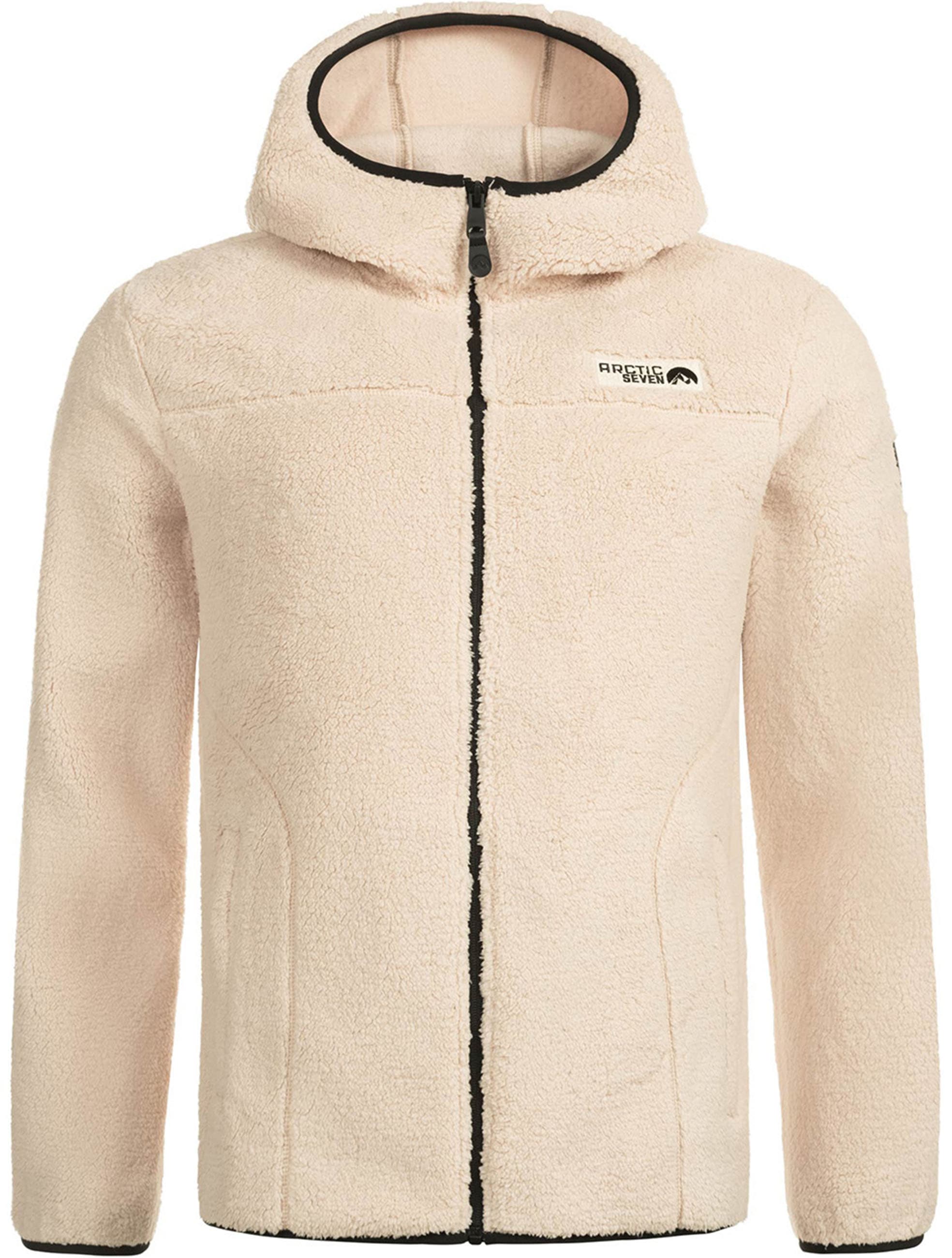 Arctic Seven Fleecejacke »Arctic Seven Herren Sherpa Fleecejacke mit Kapuze AS413«