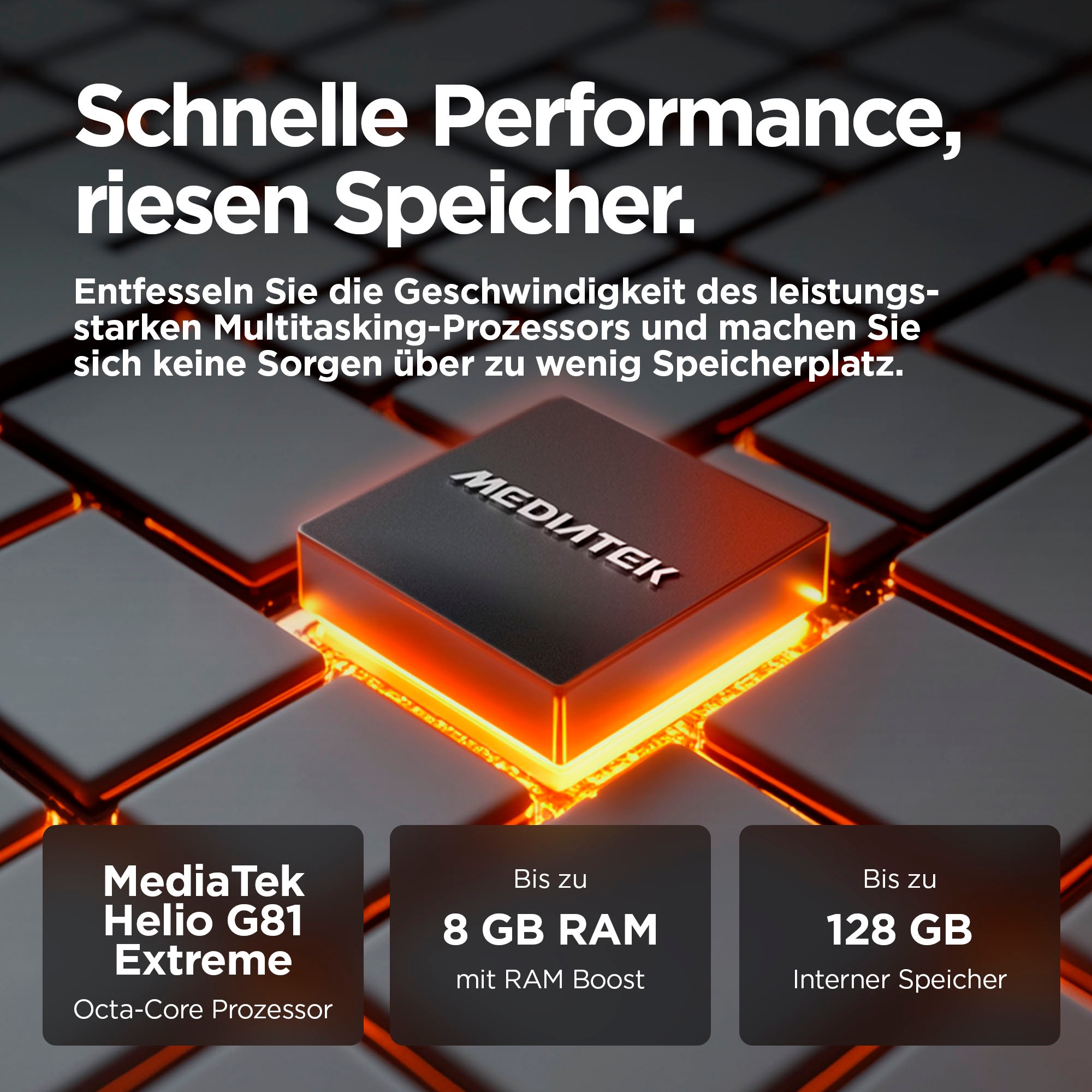 Motorola Smartphone »moto g15« Sunrise orange