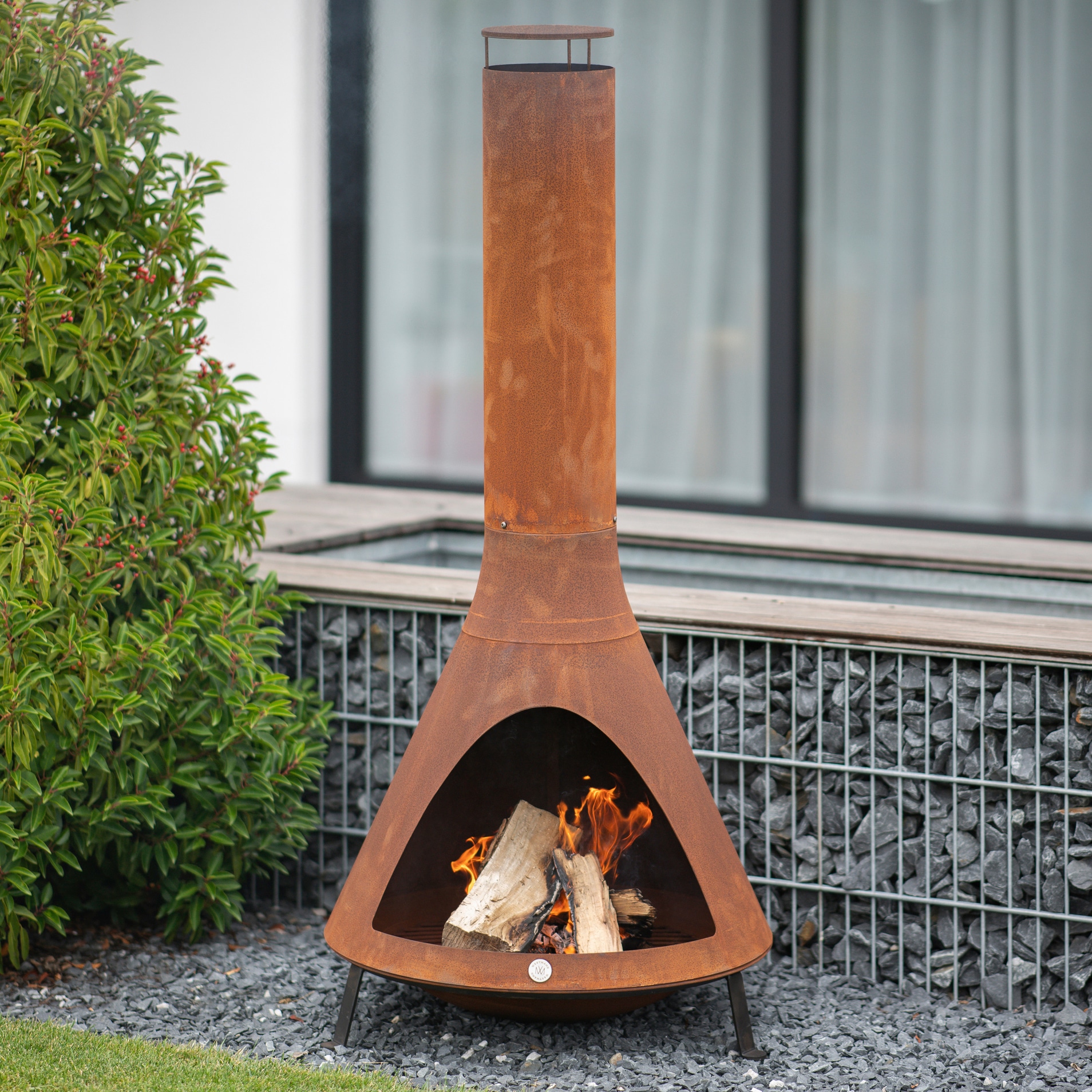 WESTMANN Feuerstelle »LG 900« mit Rauchablass, BxTxH: 70x70x160 cm