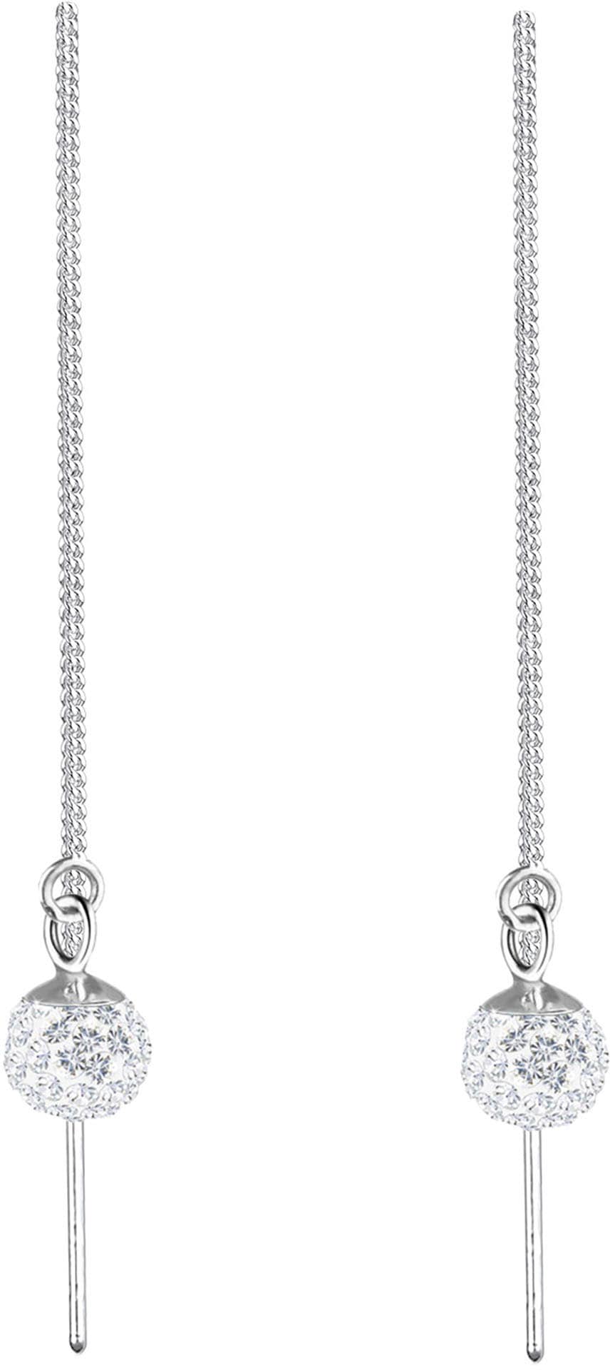 Elli Paar Ohrhänger »Schmuck Geschenk Silber 925 Ohrringe, 0312360811«, mit Glasstein