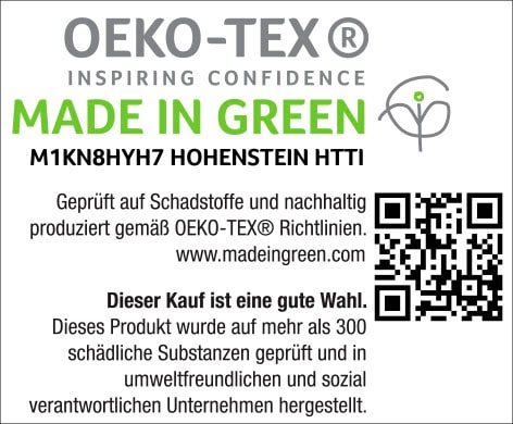 H.I.S Bettwäsche »Logan, Marke H.I.S, in den Qualitäten Renforcé und Biber, STANDARD 100 by OEKO-TEX® zertifiziert, atmungsaktiv, Flächengewicht 120 g/m², hergestellt aus 100% Baumwolle, Bett- und Kopfkissenbezug mit Reißverschluss.