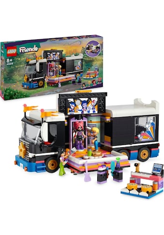 Konstruktionsspielsteine »Popstar-Tourbus (42619), LEGO Friends«, (845 St.)