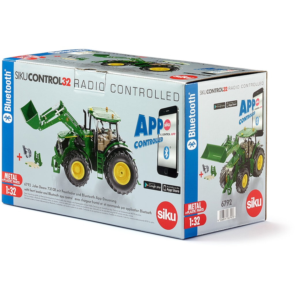 Siku RC-Traktor »SIKU Control, John Deere 7310R mit Frontlader (6792)«