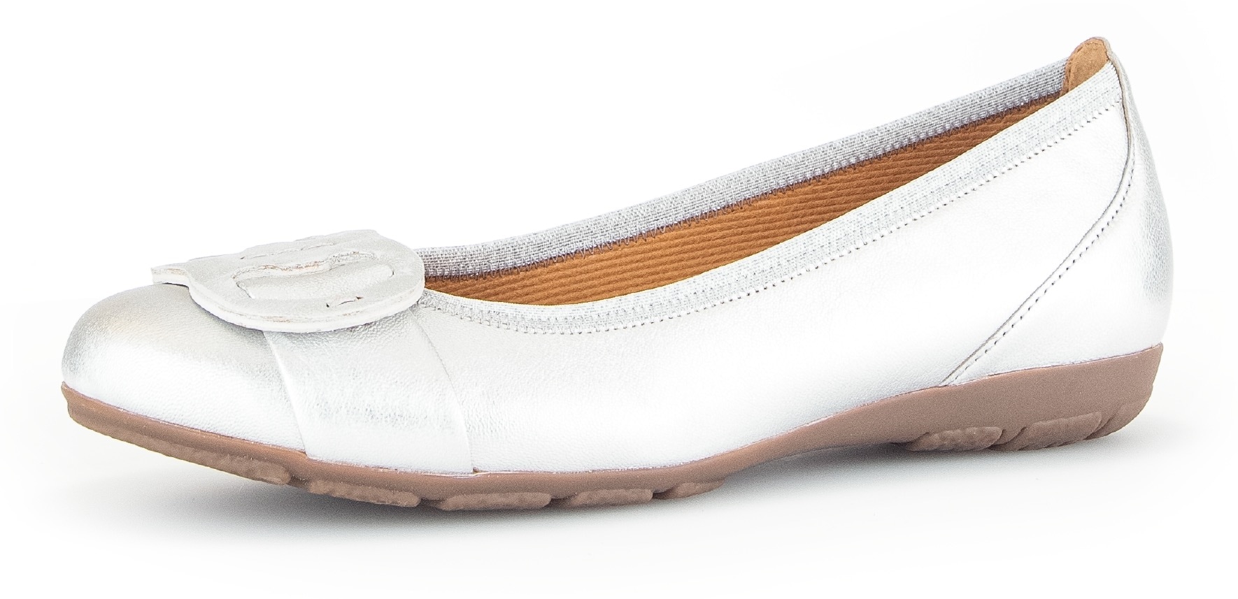 Ballerina, Flache Schuhe, Slipper mit Hovercraft Luftkammern-Laufsohle