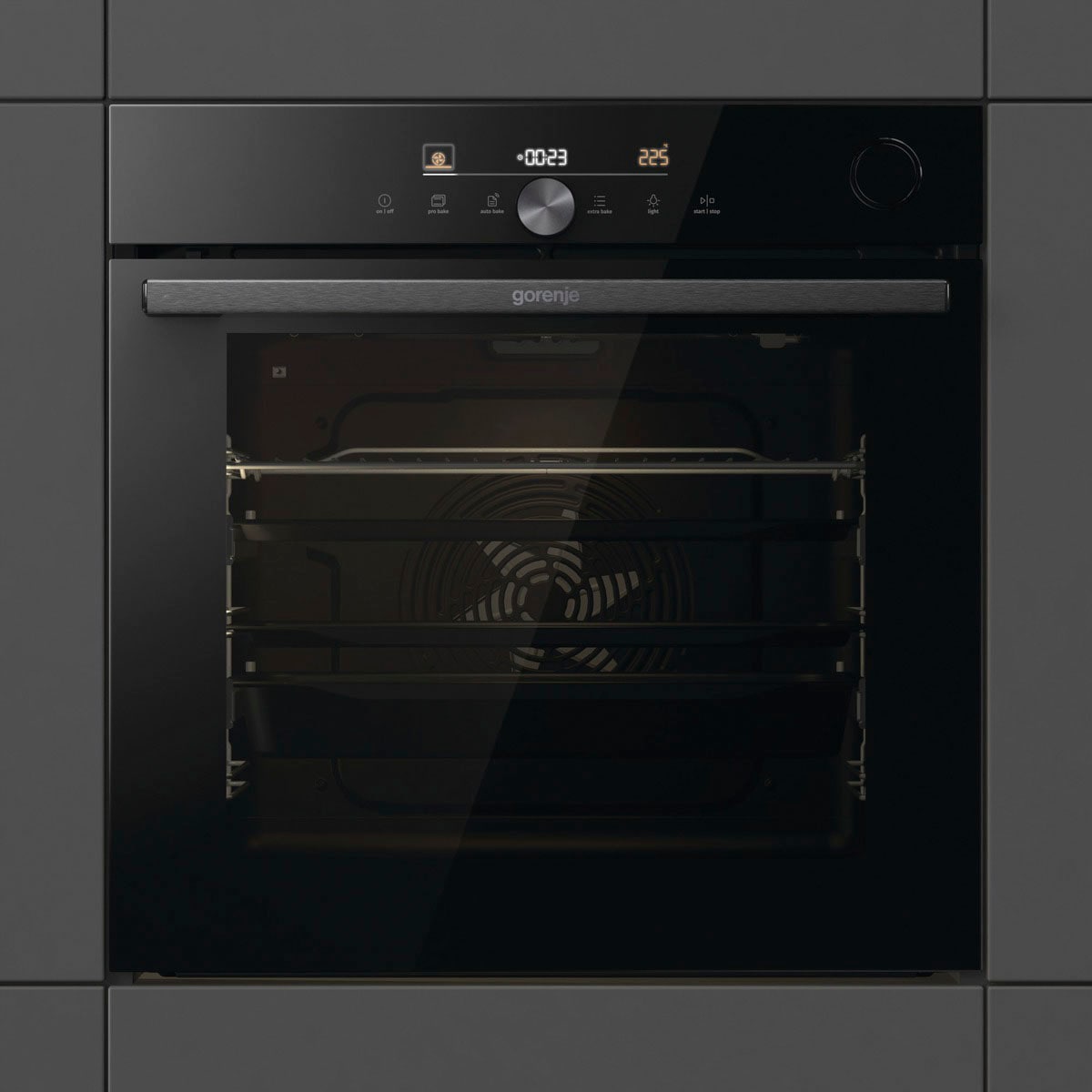 GORENJE Pyrolyse Backofen  »BPSA6747DGWI«, mit 2-fach-Teleskopauszug, Pyrolyse-Selbstreinigung, AirFry-Funktion