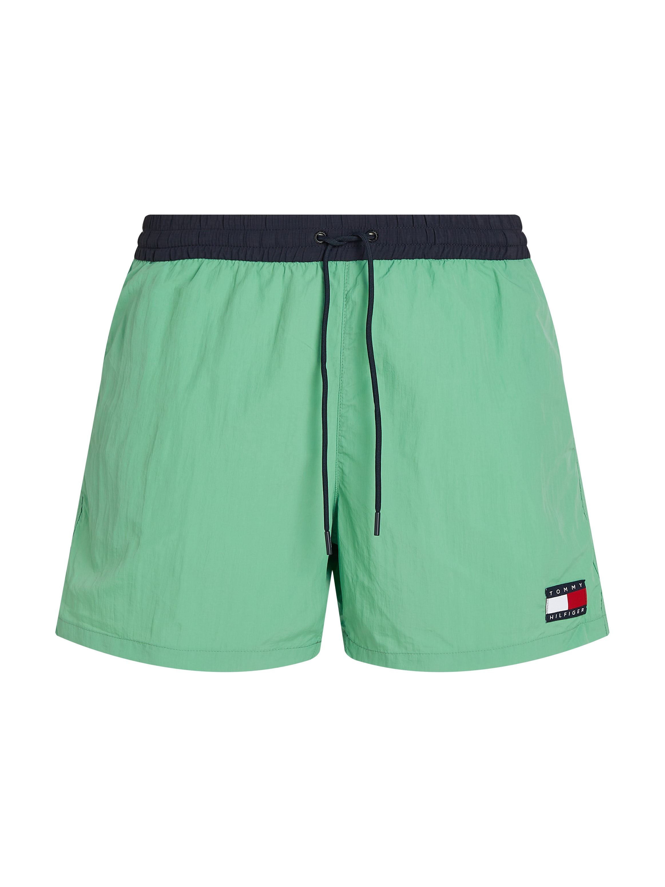 Tommy Hilfiger Swimwear Badeshorts »MEDIUM DRAWSTRING«, mit Logo-Patch, mit kontrastfarbenem Bund