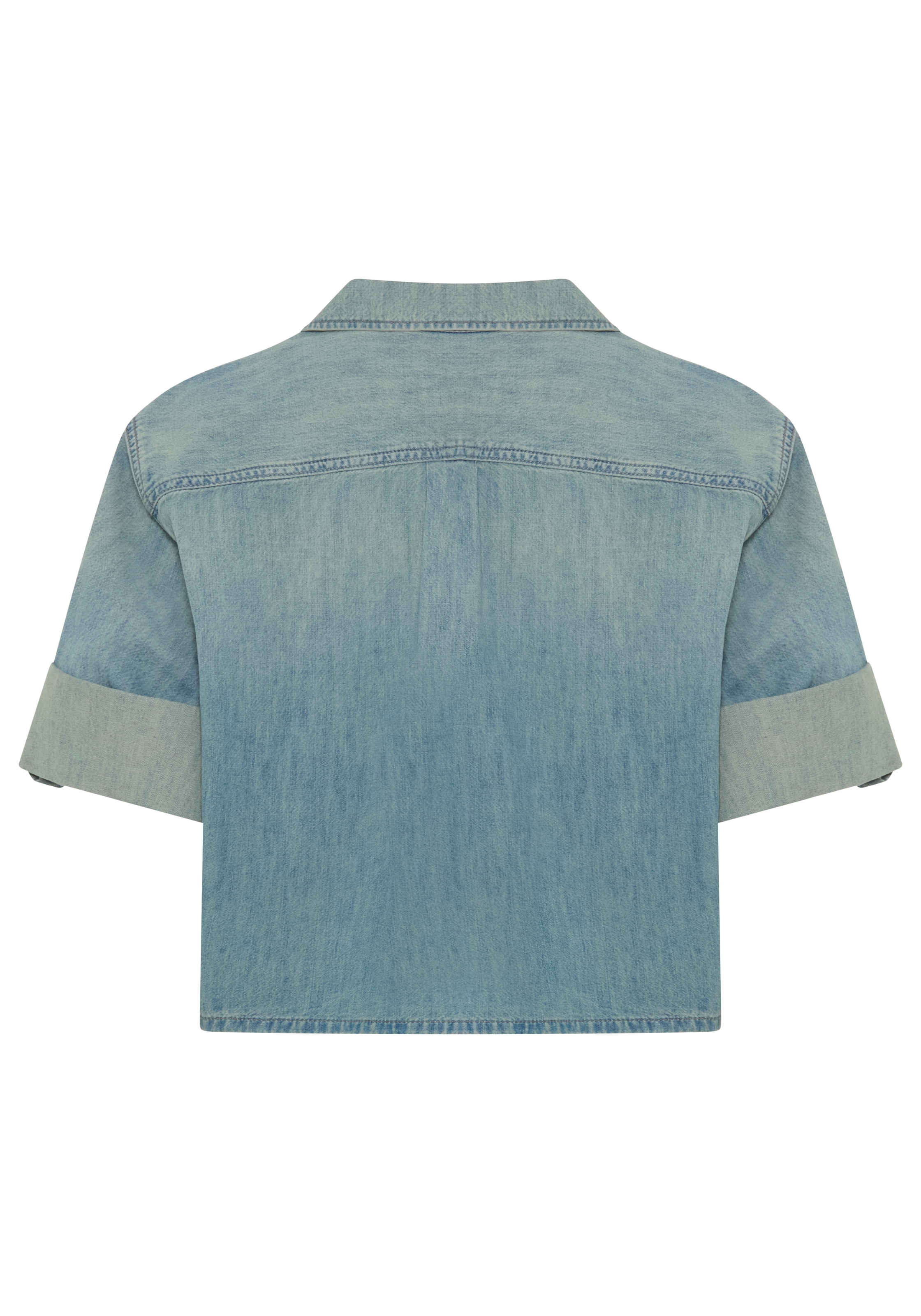 G-STAR Hemdbluse »Boxy Relaxed Shirt ss wmn« mit gekrempelten Ärmeln, Reverskragen