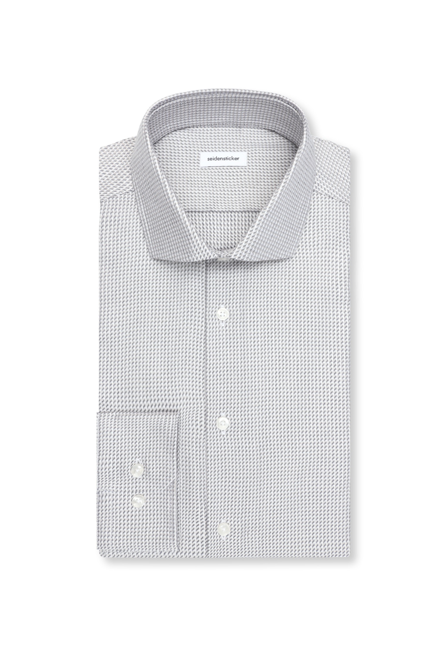 seidensticker Businesshemd »Schwarze Rose« Shaped 1/1 Kentkragen Struktur