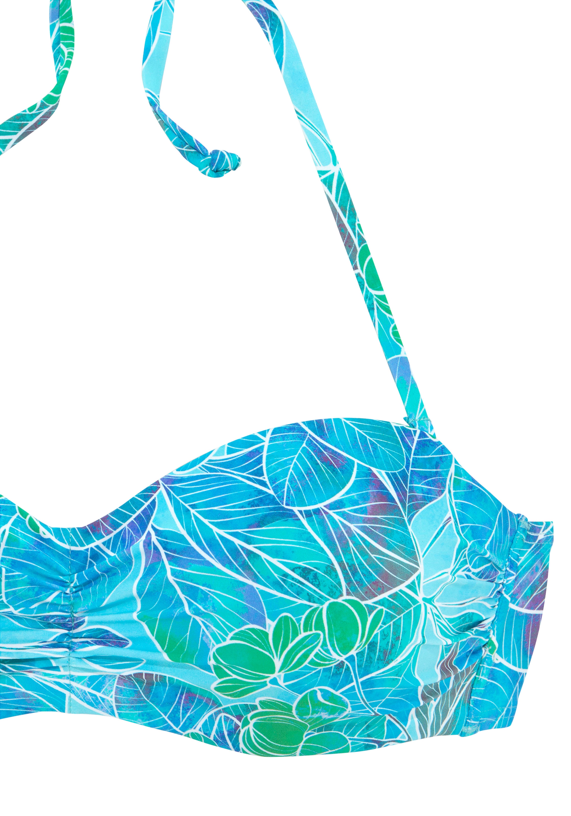 Sunseeker Bügel-Bandeau-Bikini-Top »Lapa«, mit tropischem Print