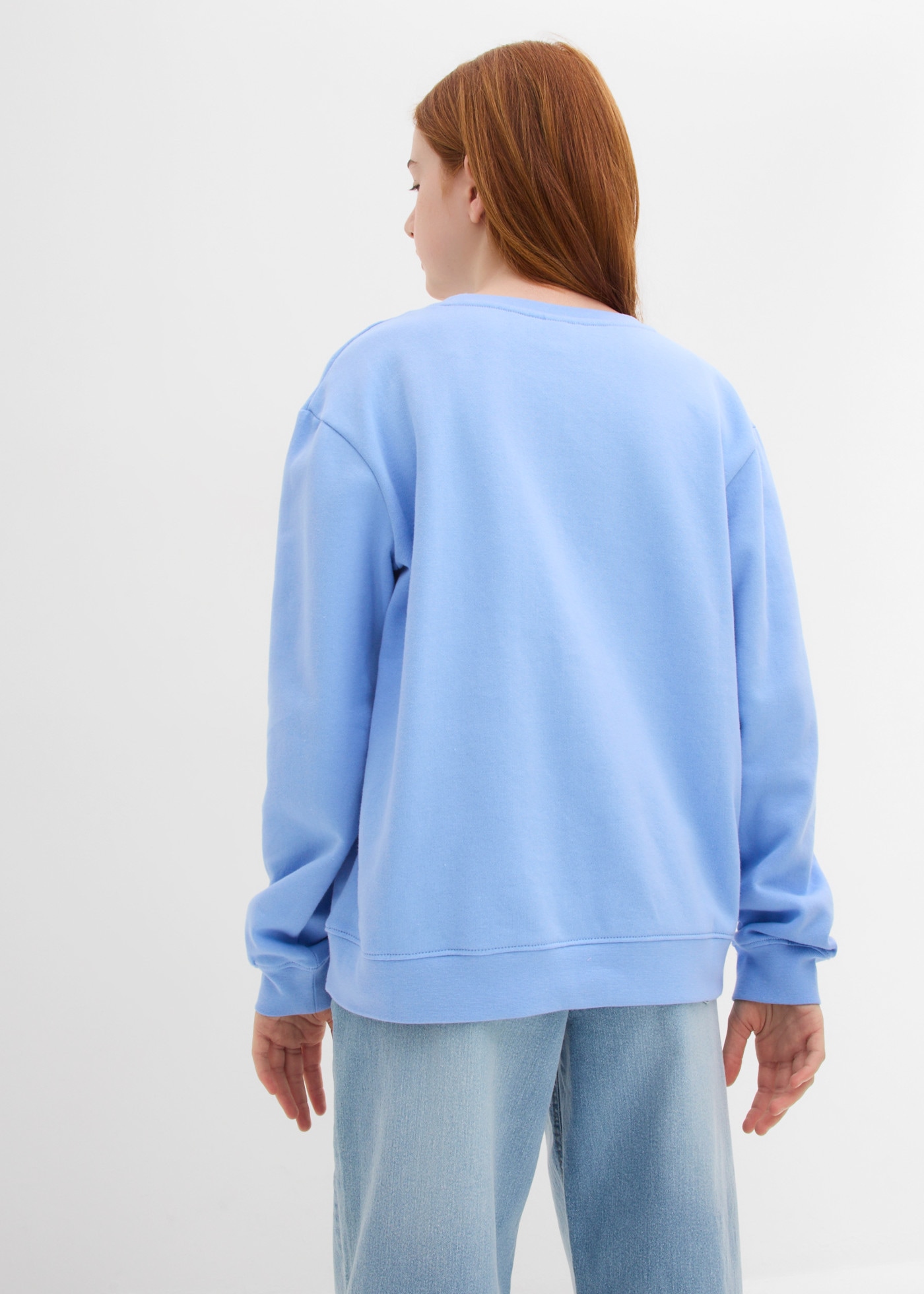 bonprix Sweatshirt , mit Statement-Druck, aus Baumwolle, Regular Fit
