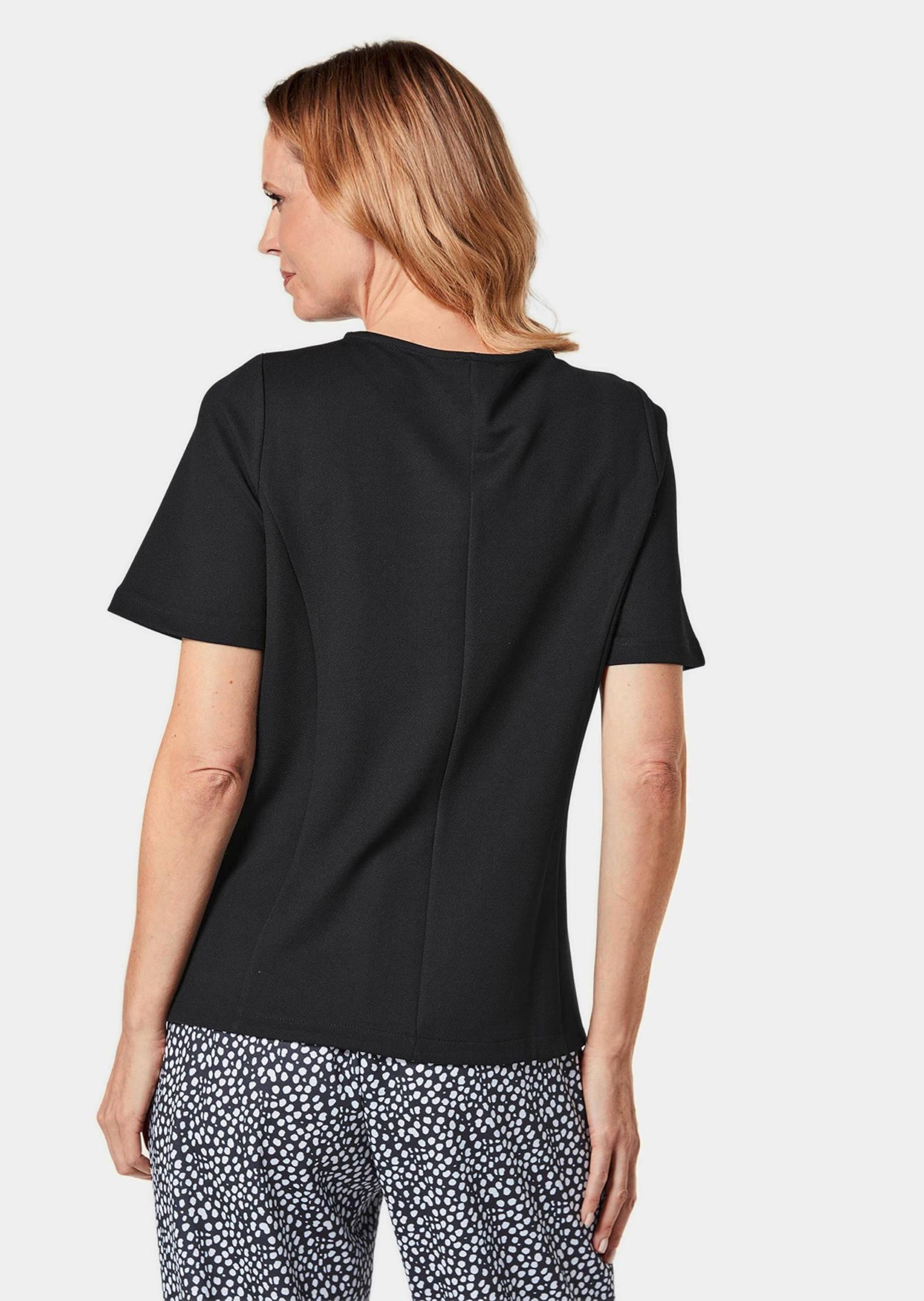 GOLDNER Langarm-Poloshirt »Shirt Zipfelshirt«
