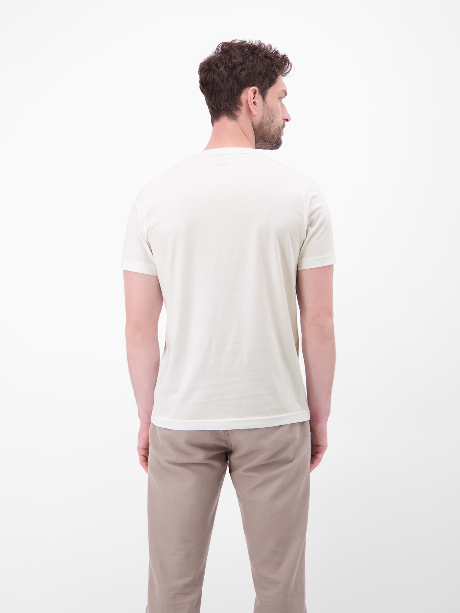 LERROS T-Shirt »T-Shirt aus Baumwolle mit Brustprint«