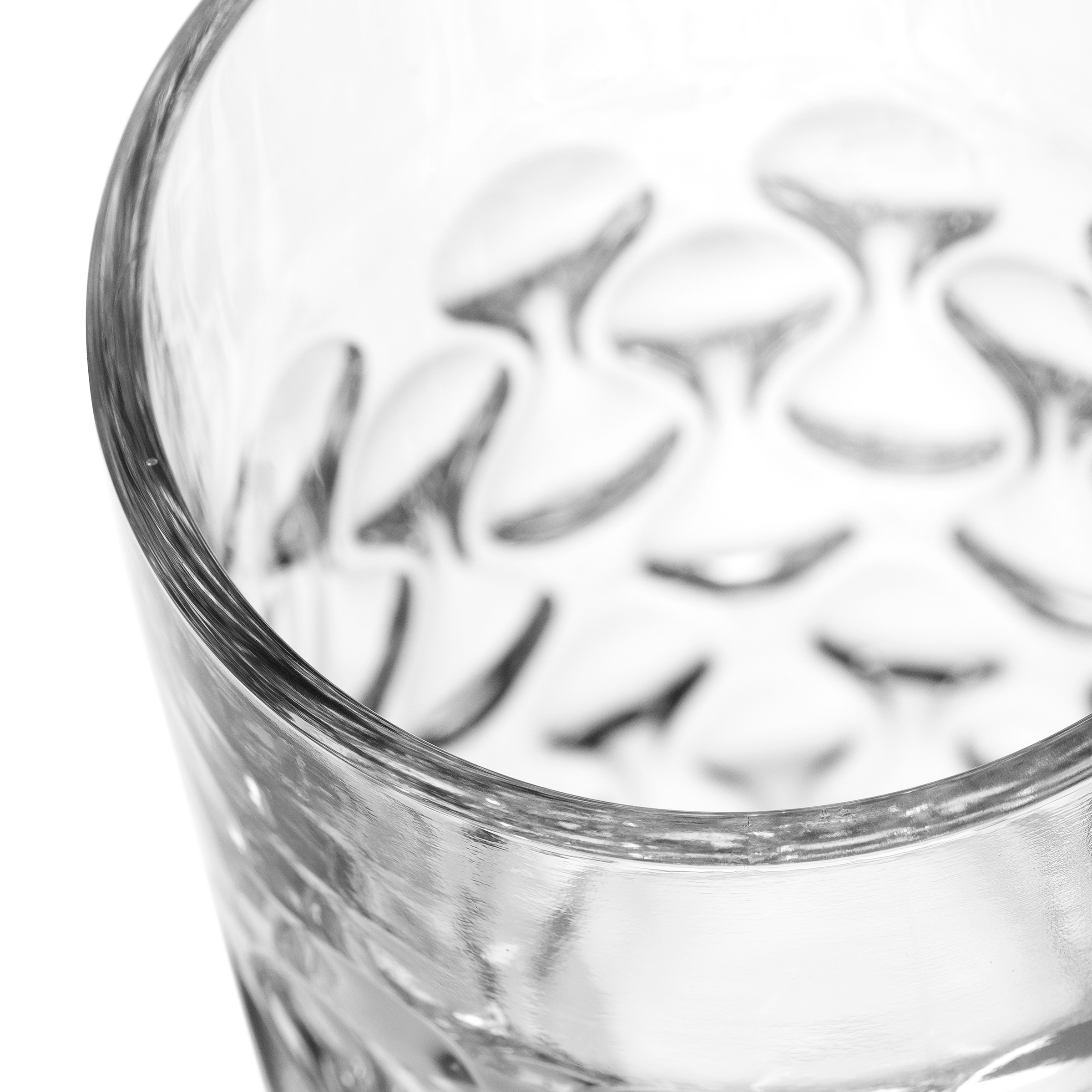 LEONARDO Latte-Macchiato-Glas »GOCCE, 380 ml, 6er-Set« 2. Variante, mit Tropfenrelief