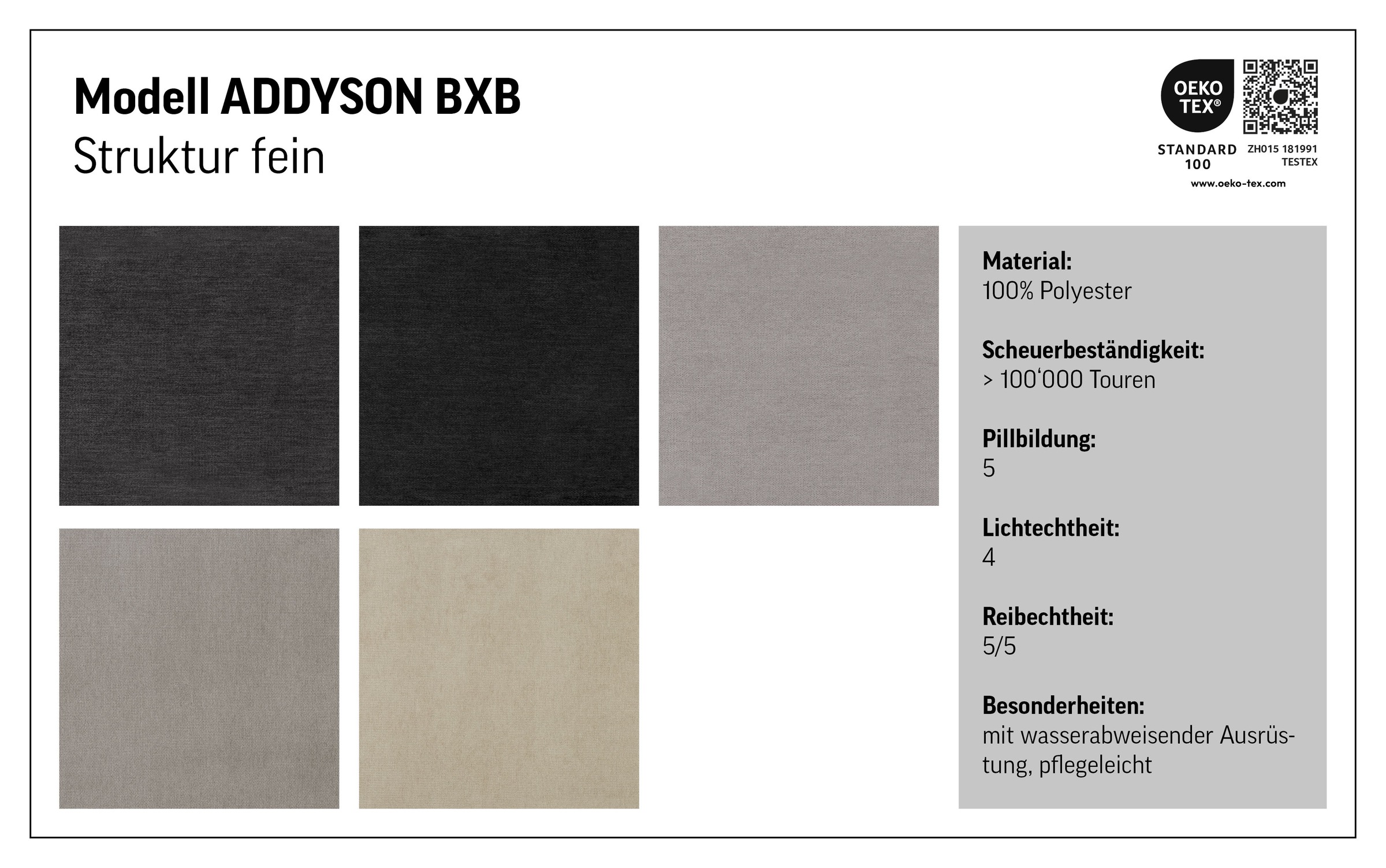 LeGer Home by Lena Gercke »Addyson« Härtegrade H2, H3 und H4 wählbar,  Boxspringbett inkl. Topper, 2 Matratzen