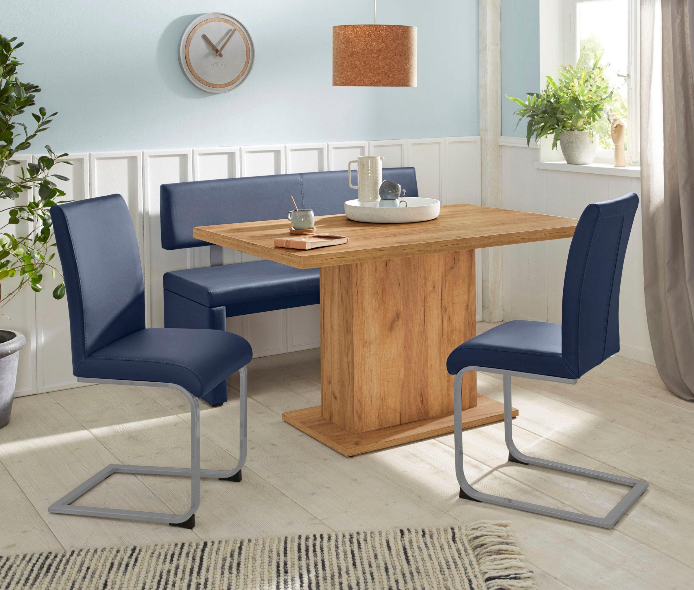 Home affaire Sitzbank »Charissa« mit Lehne, Breite 140, 160 oder 180 cm