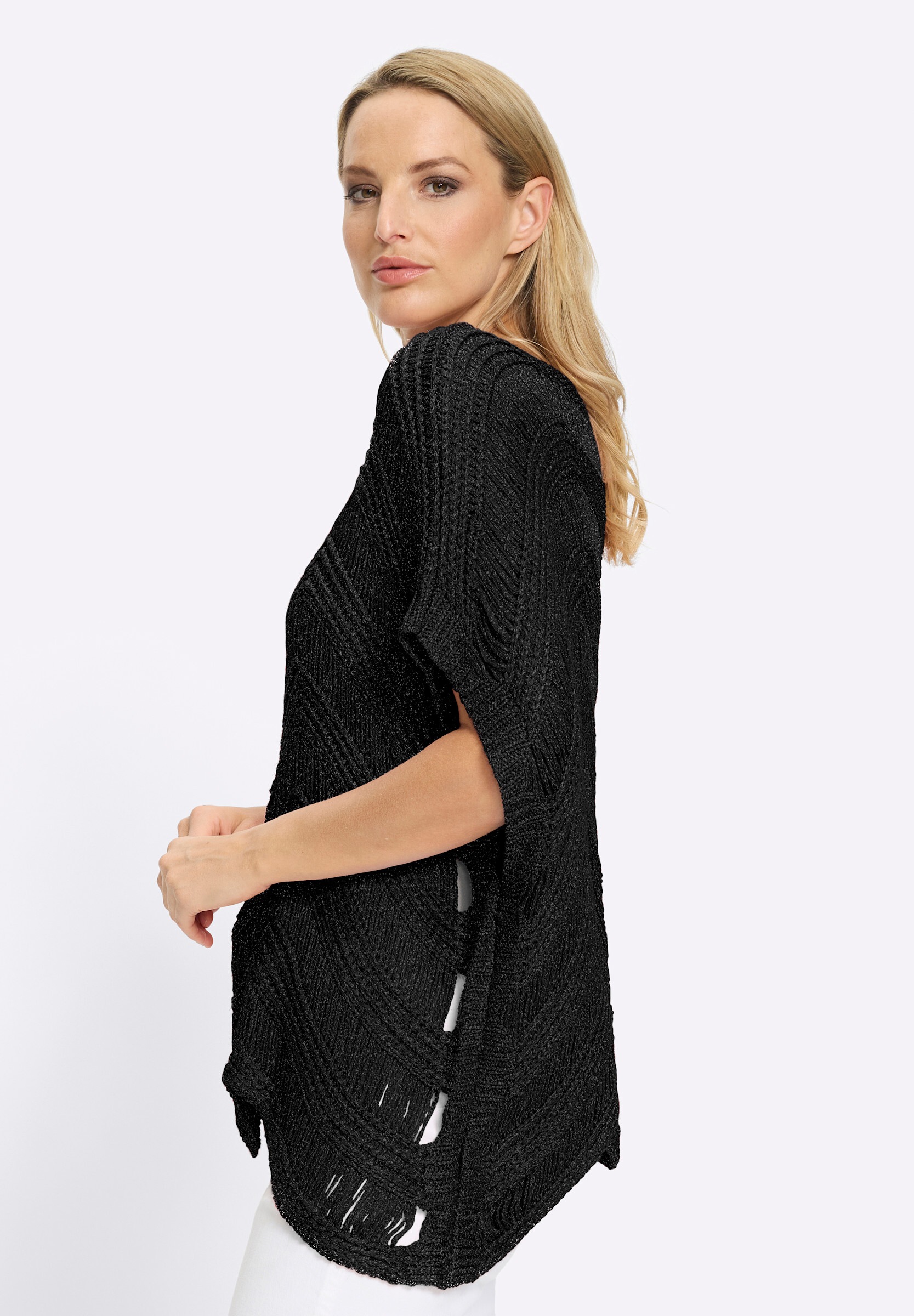 heine Strickpullover »Pullover Oversize-Pullover mit Glanzgarn«