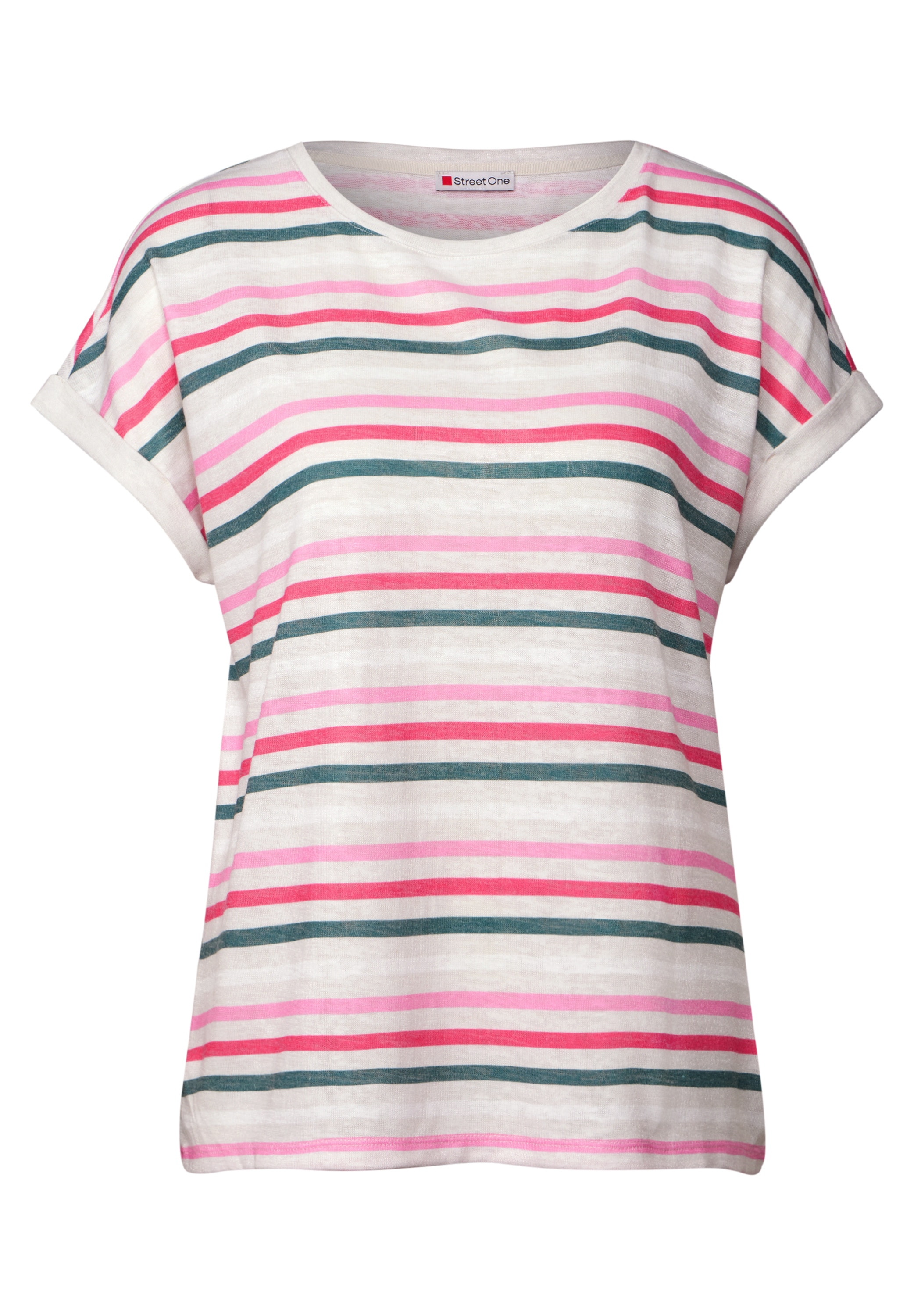STREET ONE Shirttop, mit Streifenmuster