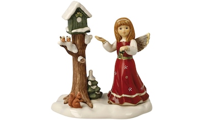 Goebel Engelfigur »Engel - Kuschelzeit, Weihnachtsdeko, Höhe ca. 14 cm«,  Sammlerfigur, Weihnachtsfigur, Dekofigur aus Steingut bequem kaufen