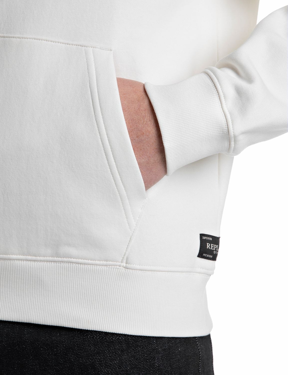 Replay Kapuzensweatshirt, mit großem Markenprint vorn