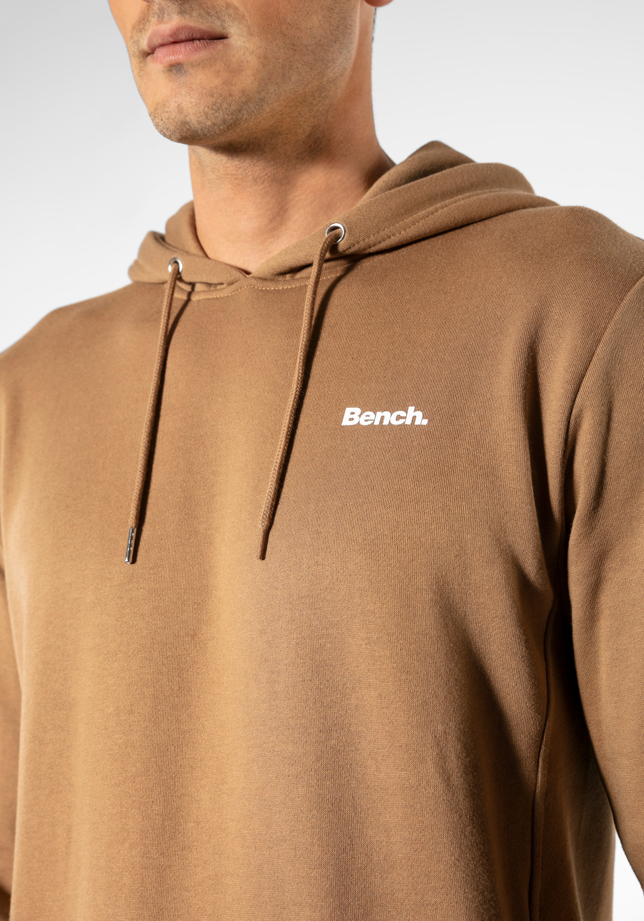 Bench. Loungewear Hoodie , Sweatshirt mit Kapuze und seitlichen Taschen, Baumwollmischung
