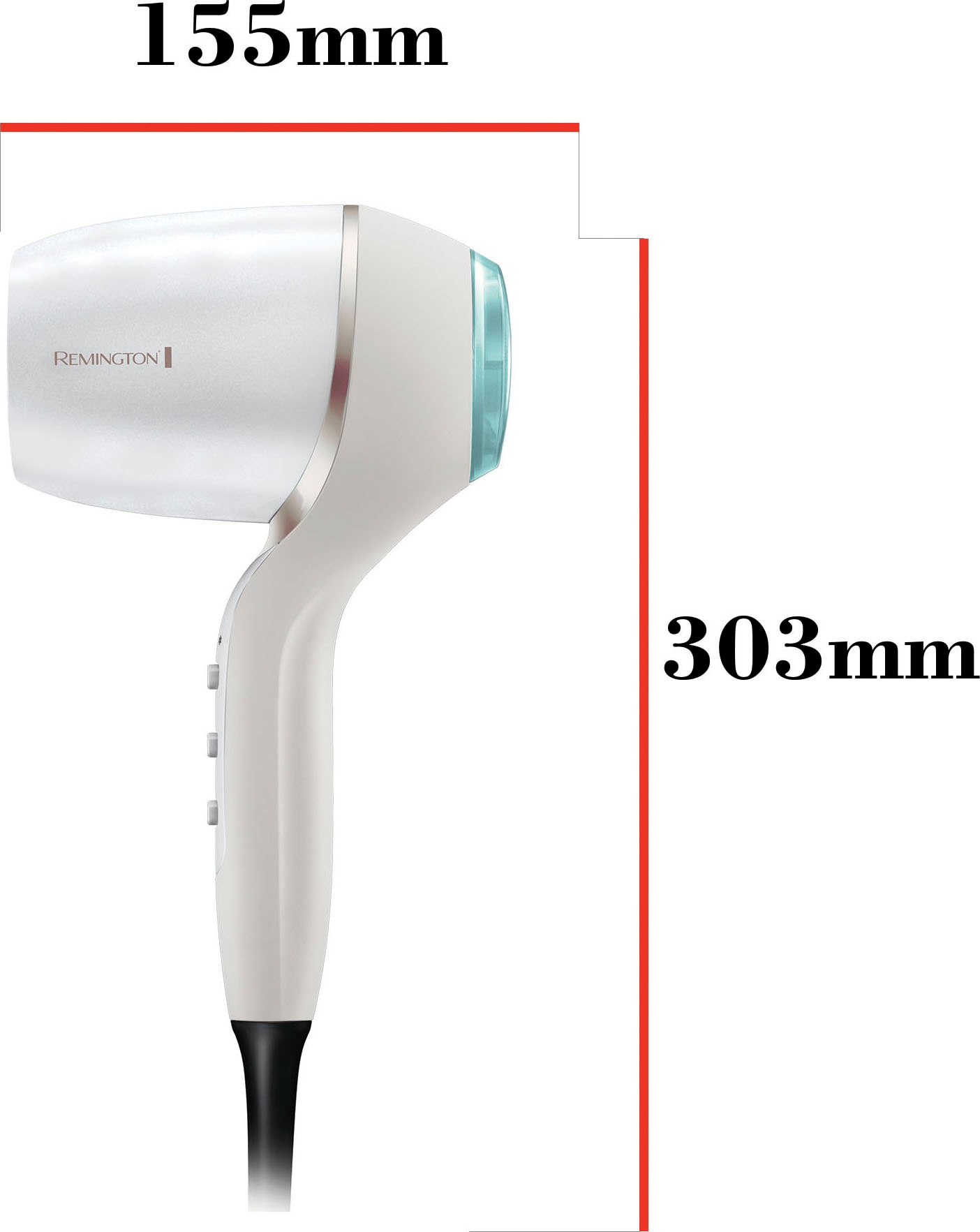 Remington Haartrockner »HYDRAluxe PRO (EC9001)«, 2200 W, 3 Aufsätze, 50 % schnelleres Trocknen,
Ionengenerator, 2 Stylingdüsen & Diffusor